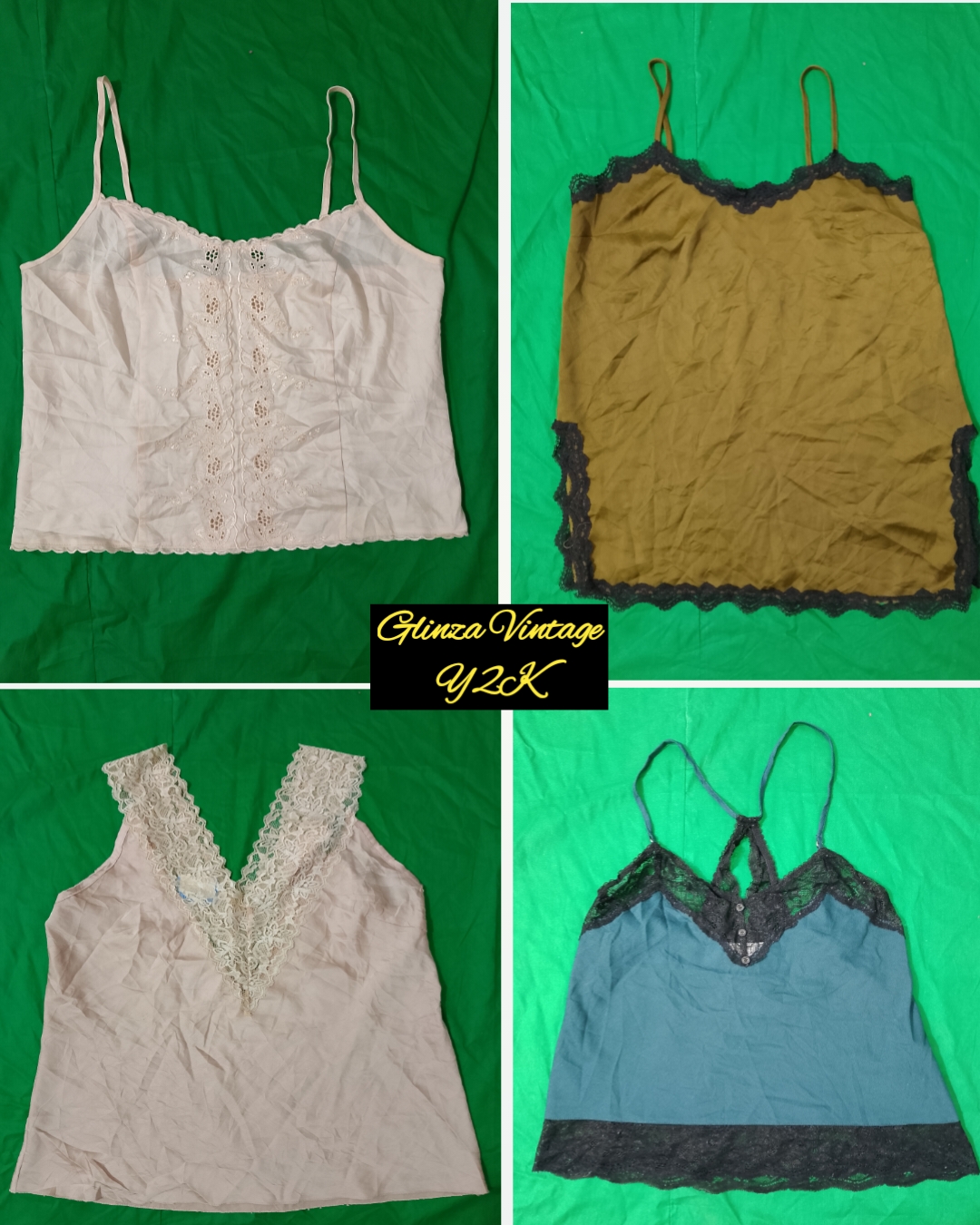 y2k slip tops camisole stylish Gv#013