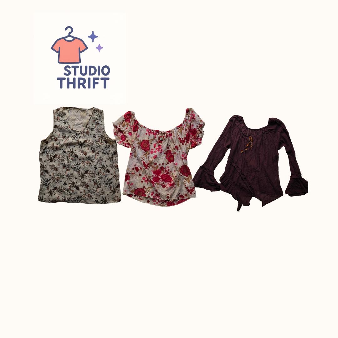 Y2K Boho Romantic Mesh Tops