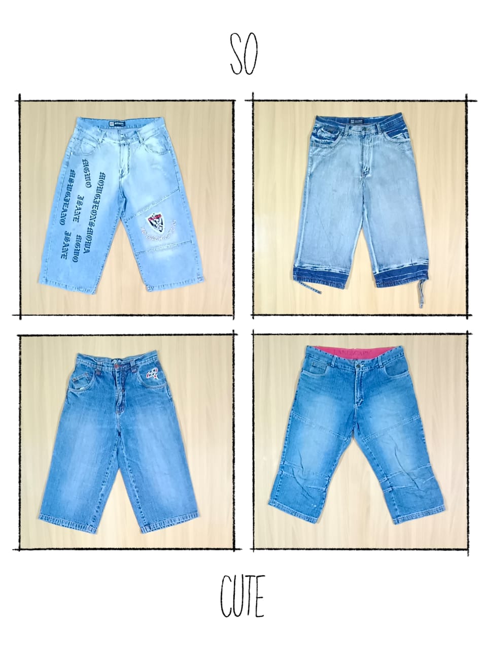 JA 0488 Vintage Denim Jorts