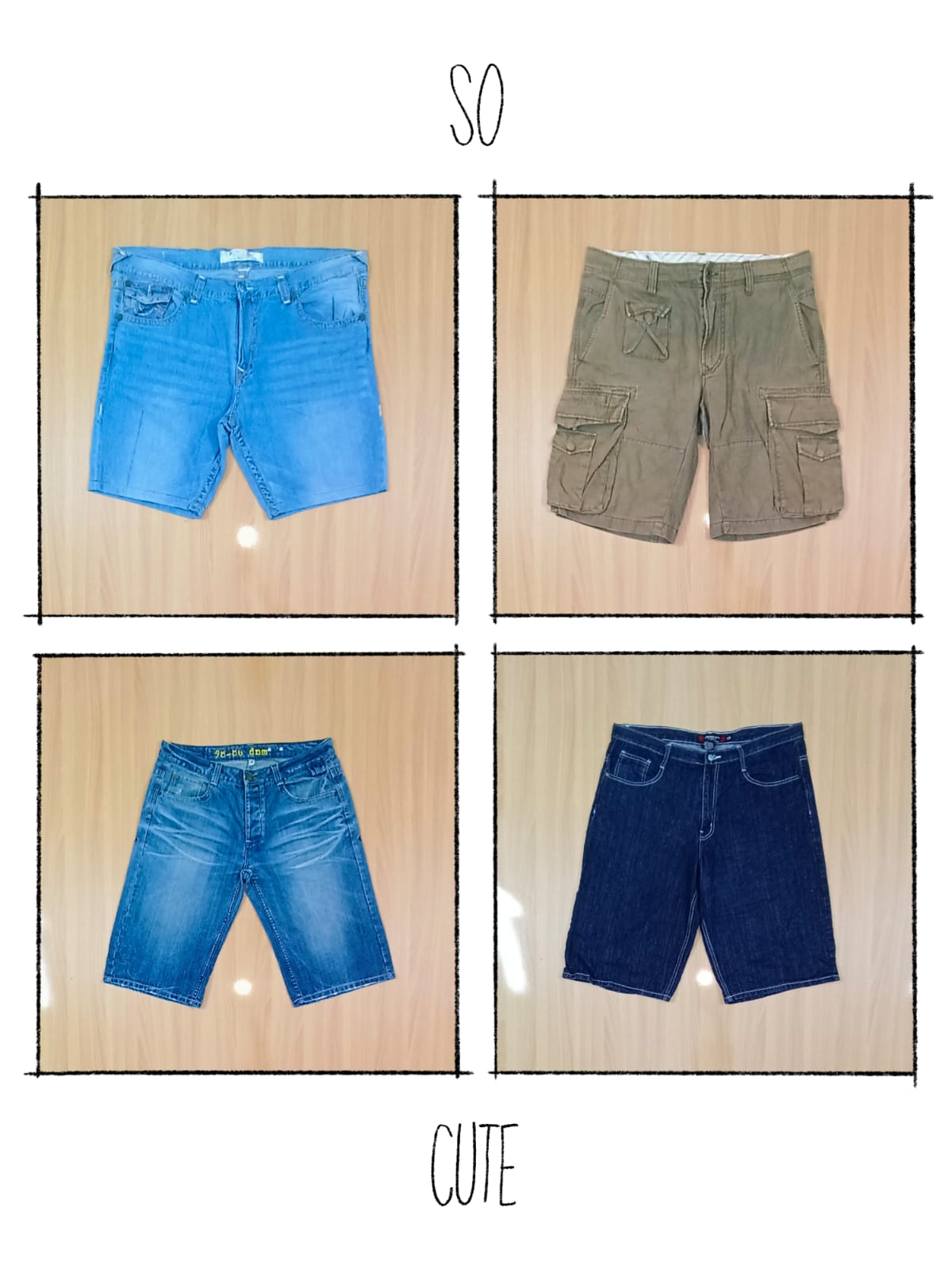 JA 0485 Unbranded Hip Hop Baggy Shorts