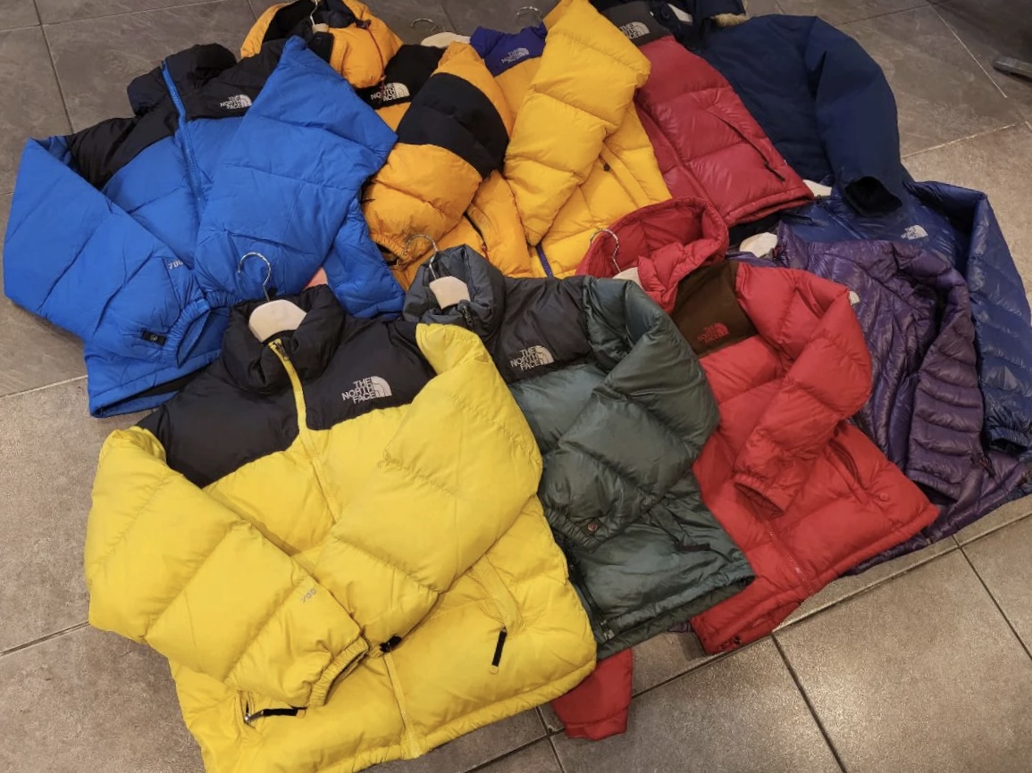 As jaquetas puffers The North Face 700,800