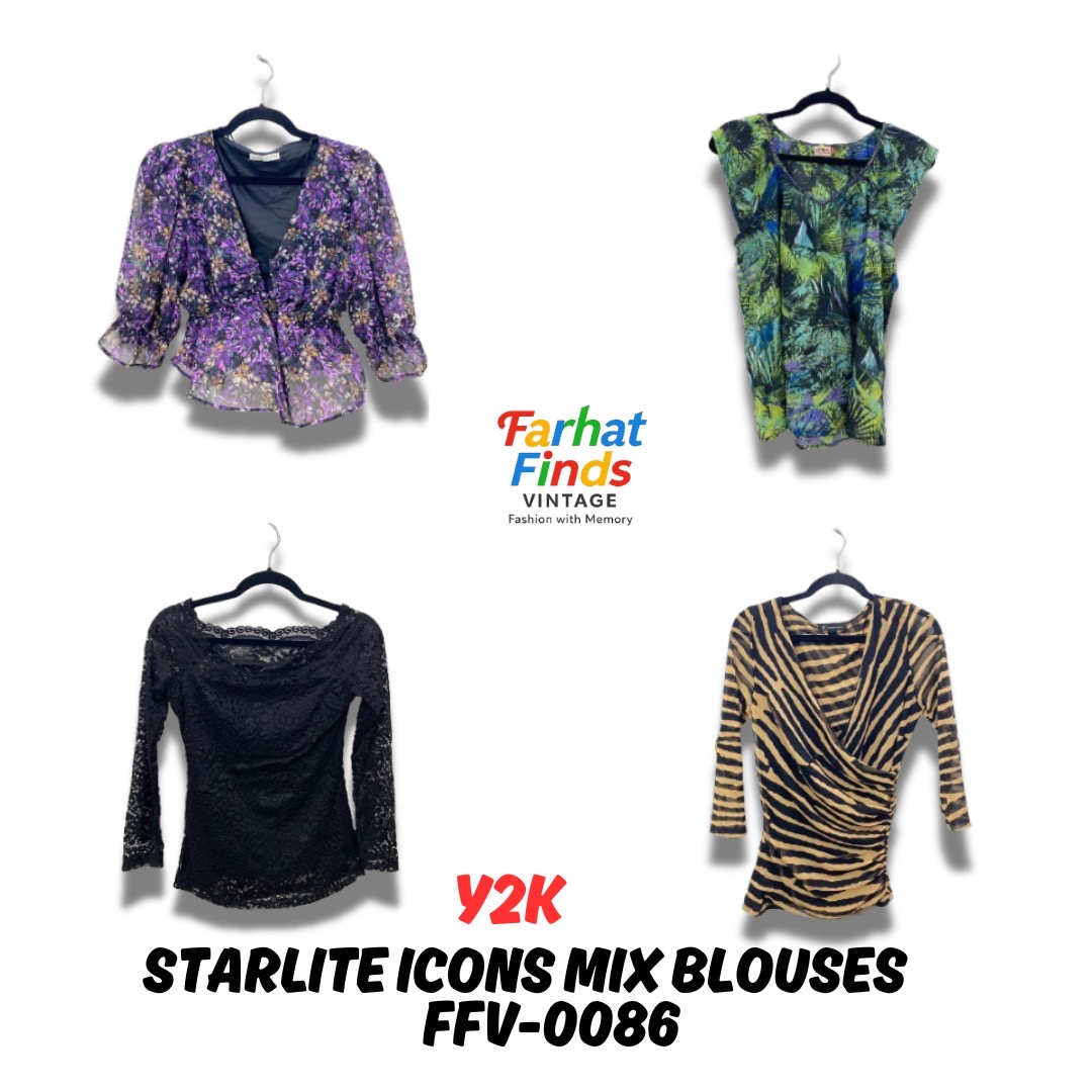 Y2K STARLITE ICONS MIX BLOUSES - FFV 0086