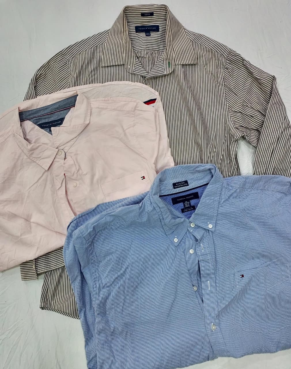 CRZ0137 ヴィンテージクラシックトミーヒルフィガー ボタンアップシャツ