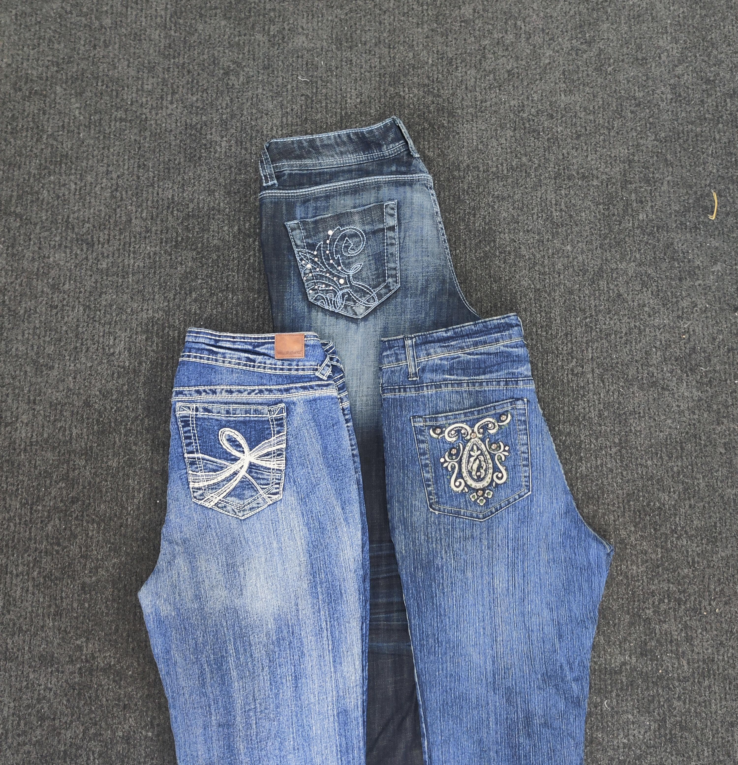 Pantalons évasés Y2k