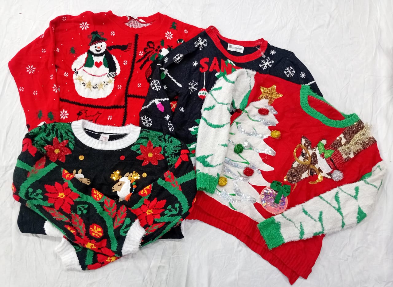 IQ0913 Y2K  Ugly-Cute Christmas Edit Sweaters
