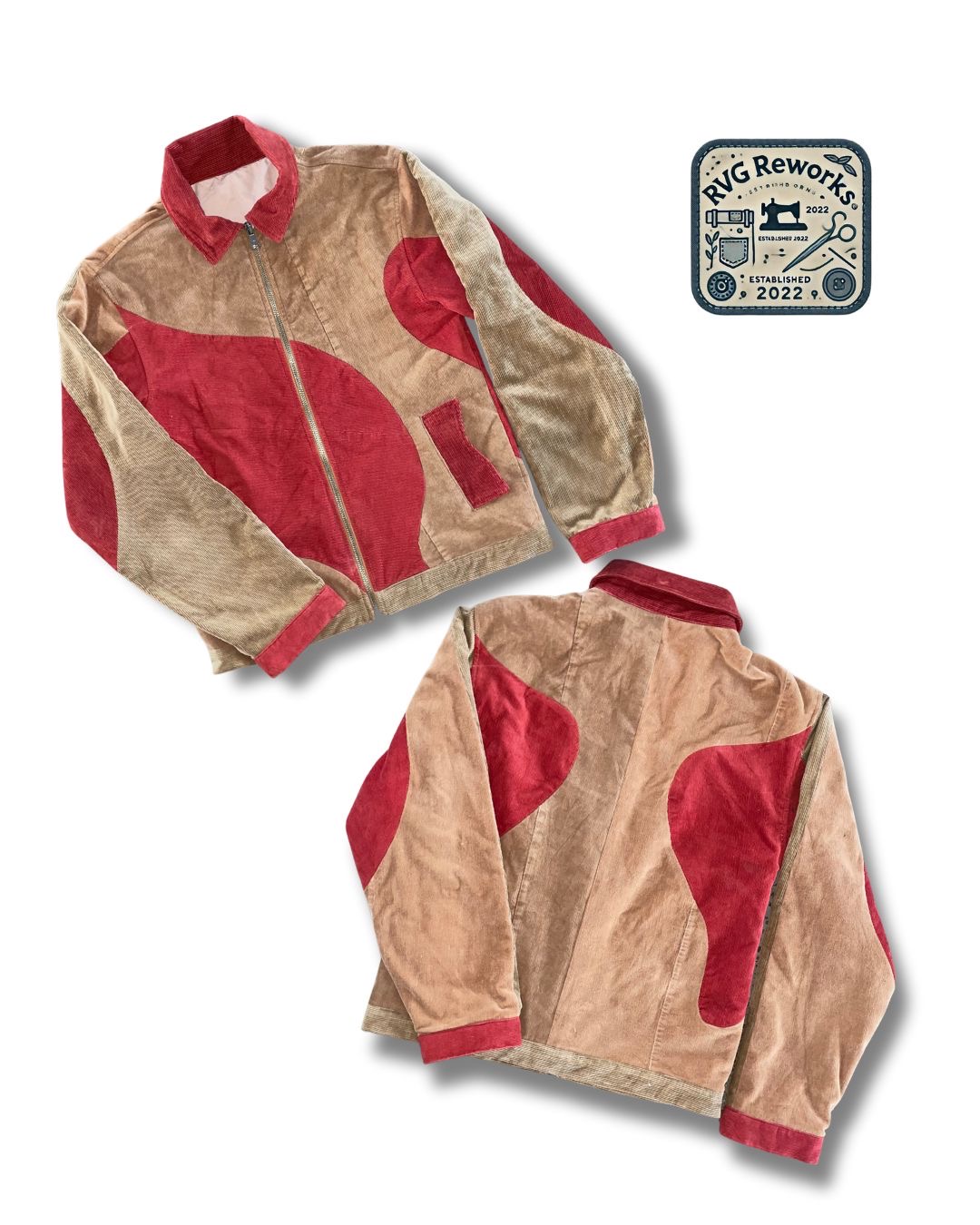 Upcycled Corduroy Patchwork Jacket