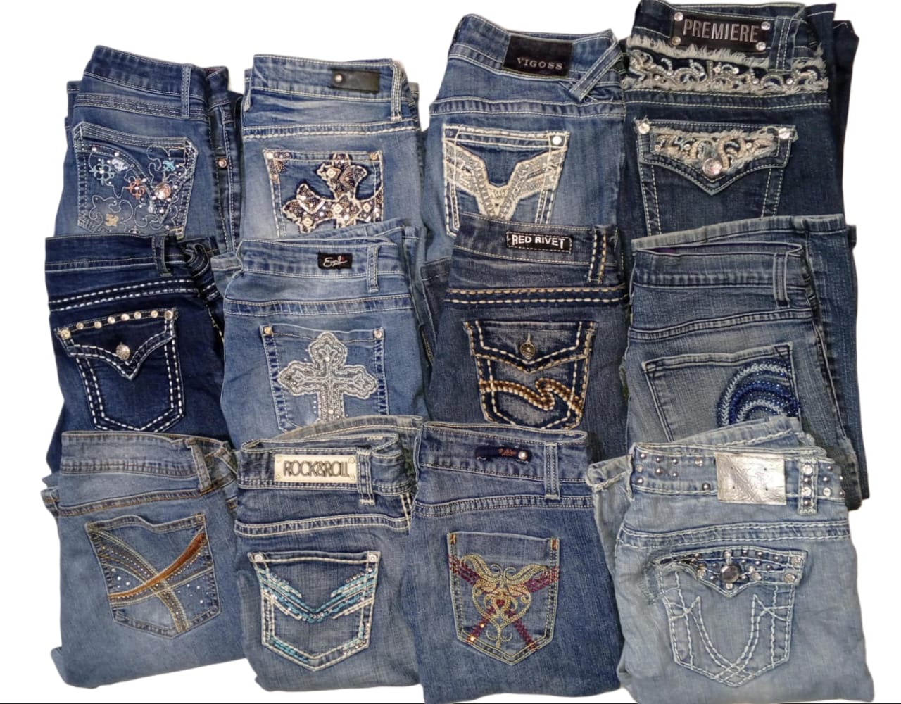 VIGOSS AND OTHER BRAND JEANS FLARE BOOTCUT
