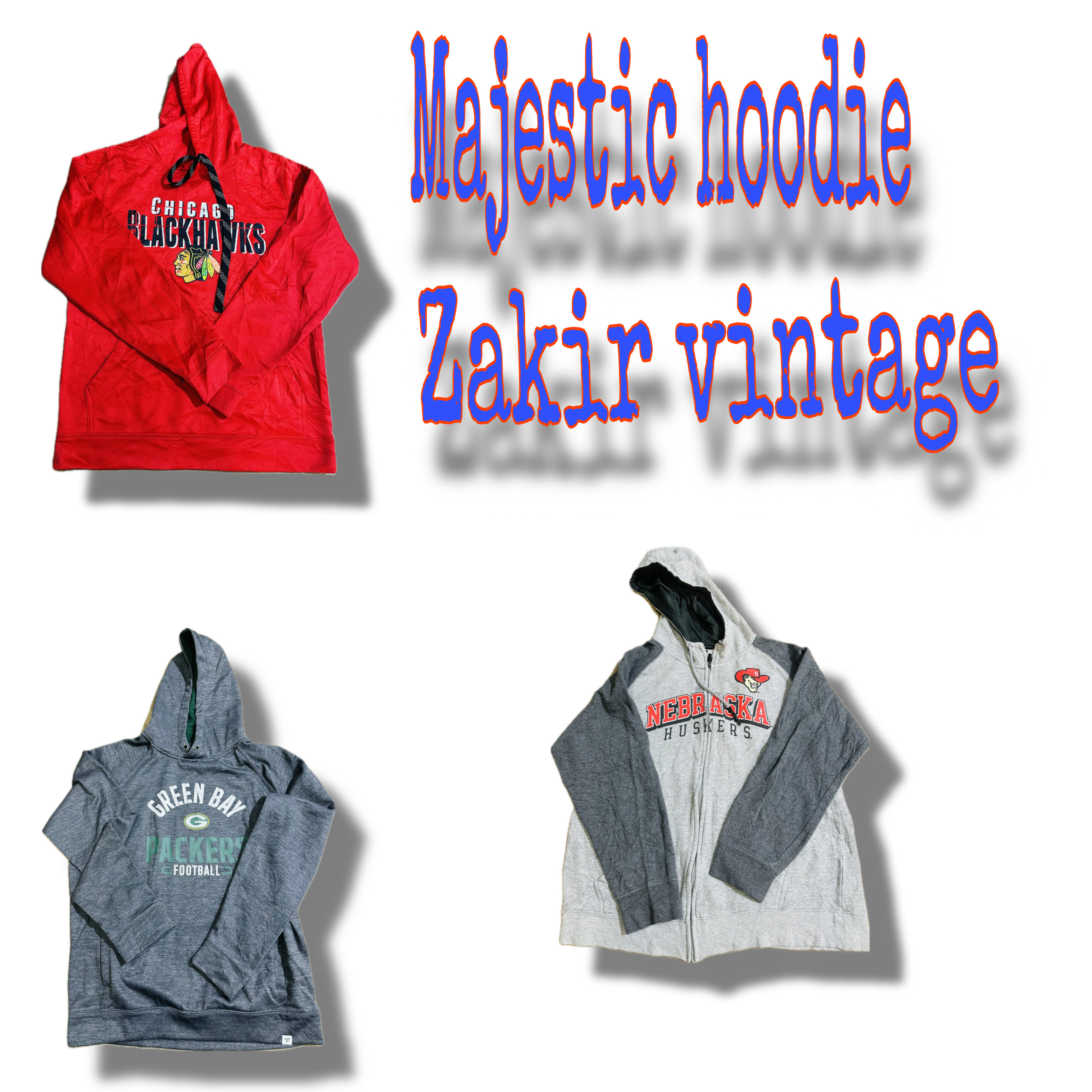 NFL NHL NBA branded sweatshirts