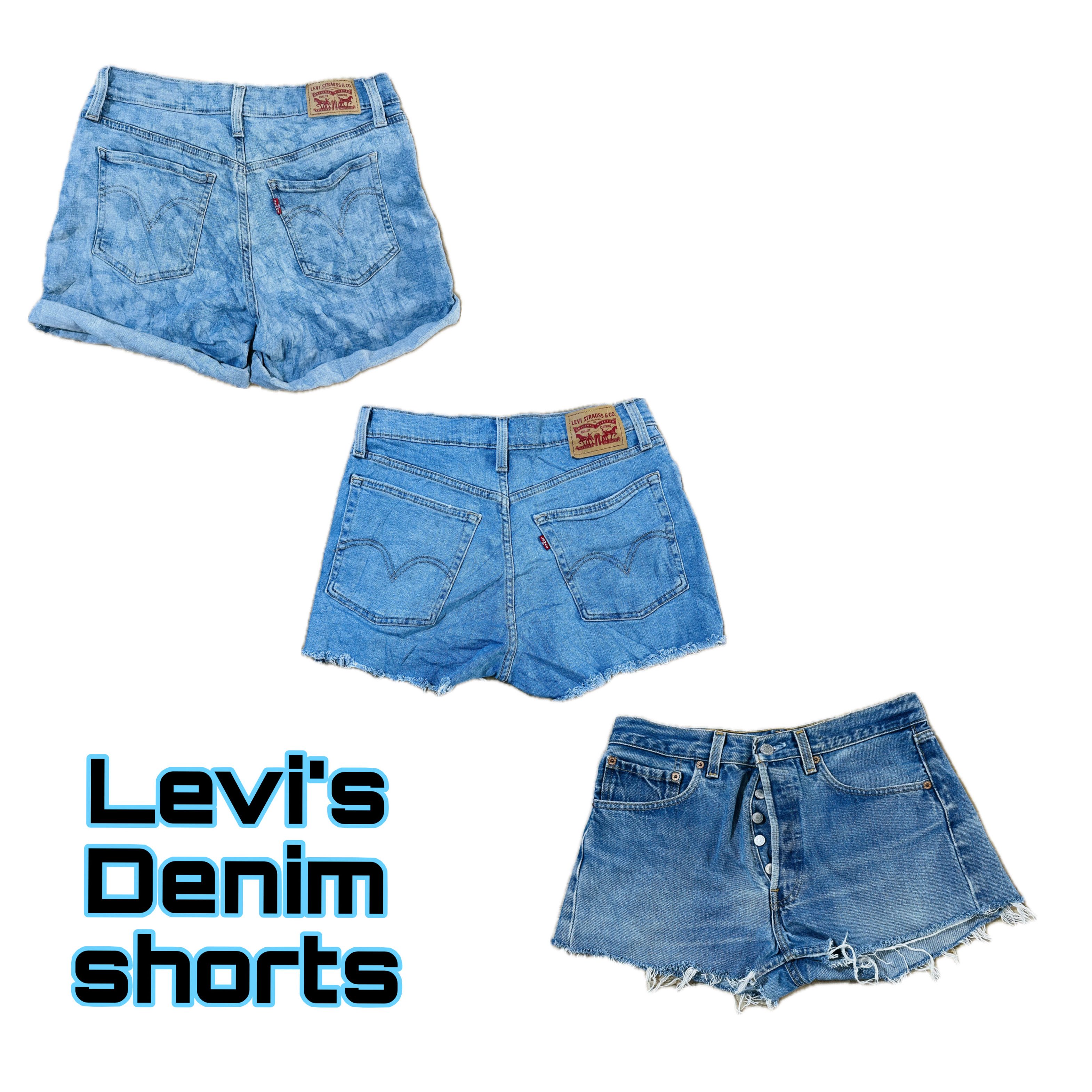 Levi’s denim mini shorts