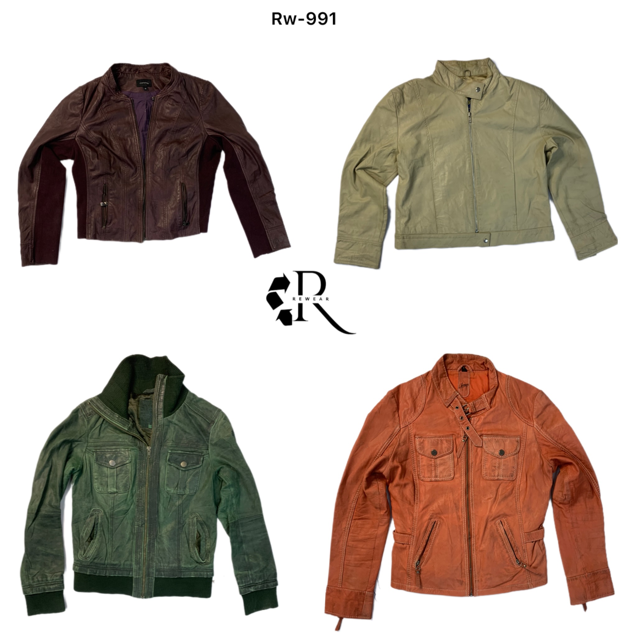 Y2K NYC IT Girl Leather Jacket (Rw-991)