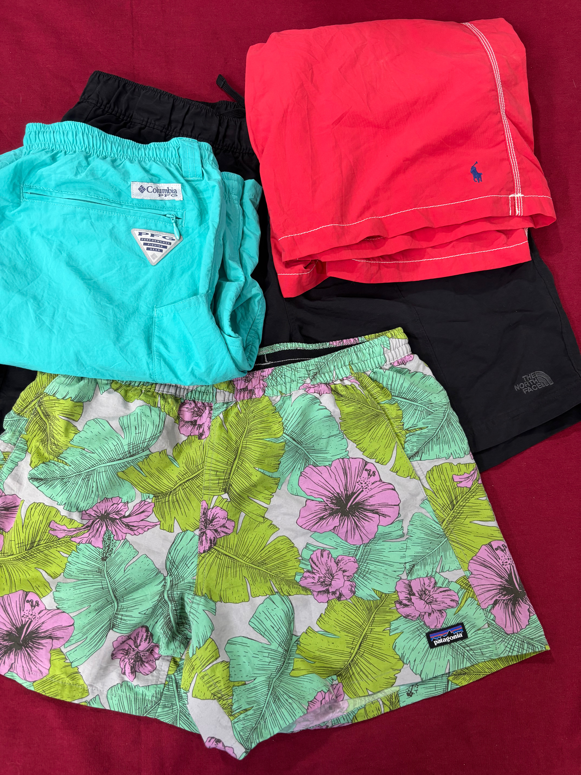 ブランデッドスイムショーツミックス – Patagonia, The North Face, Columbia, Polo & More