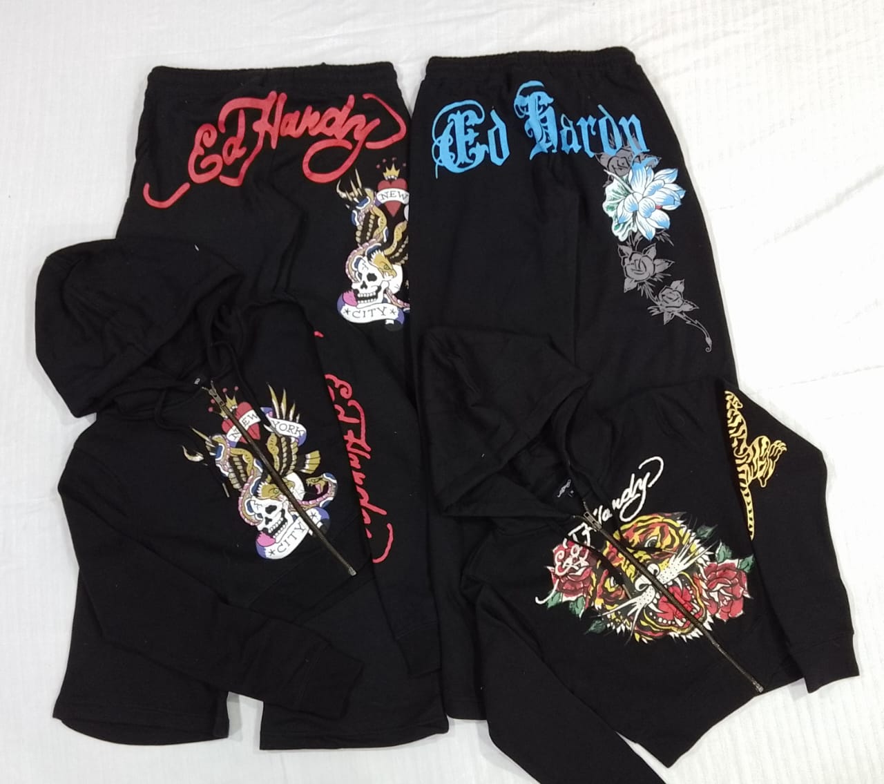 CR5356 Ed Hardy Hoodie & Trouser Complete Sets