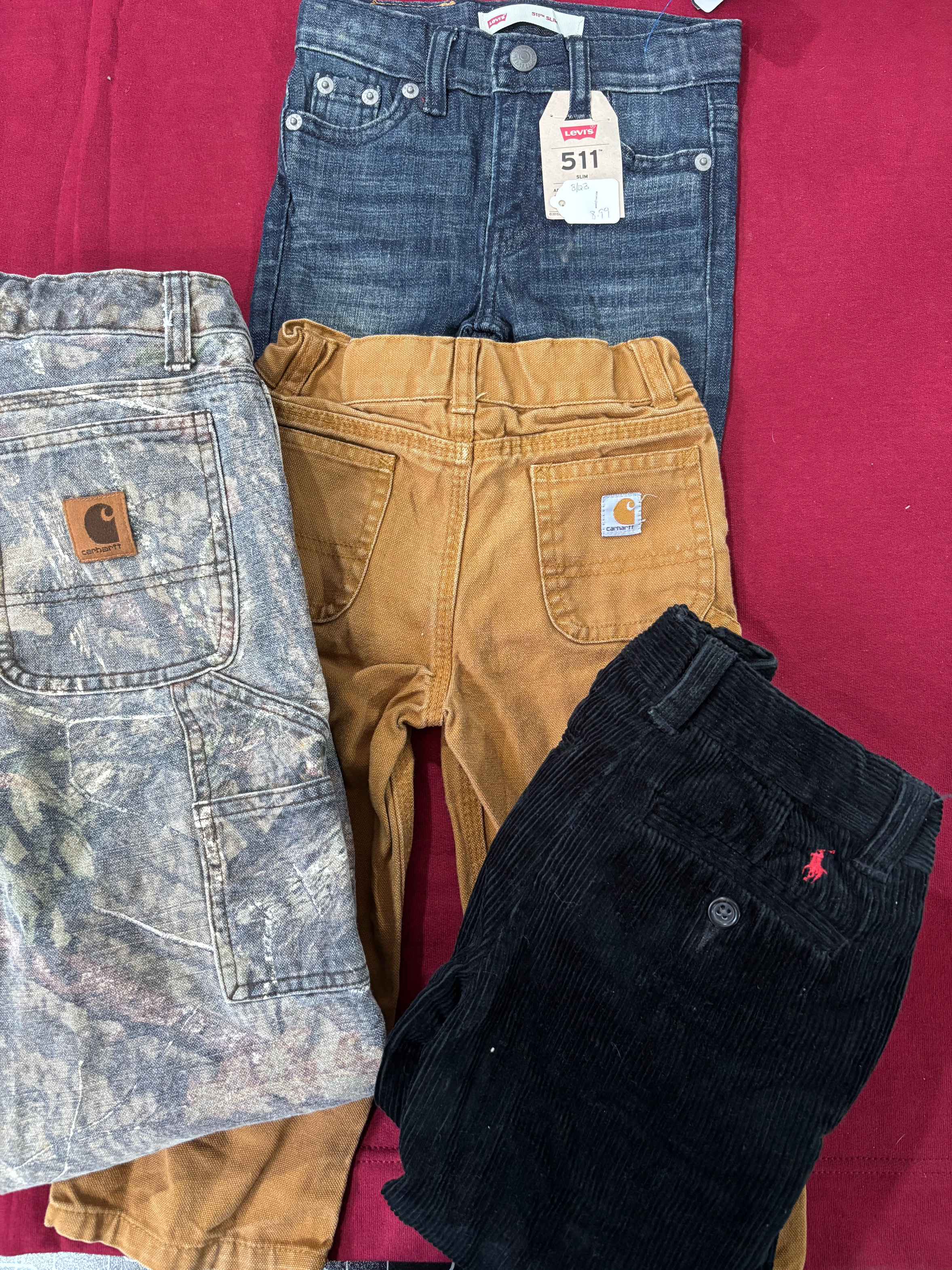 Mixed Brand Kids Pants | Carhartt, Ralph Lauren, Levi’s & More