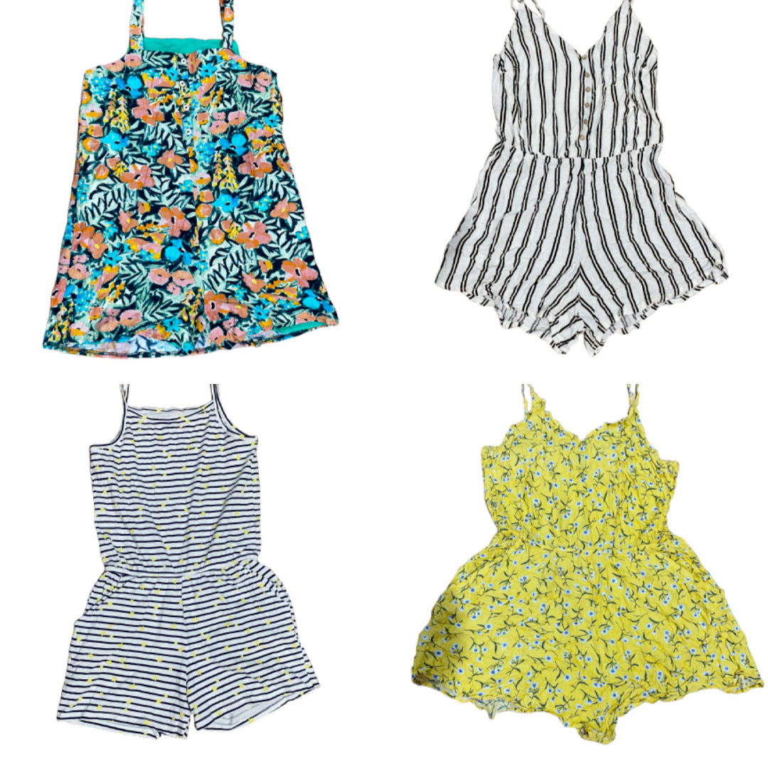 #Floral Cami Jumpsuit 17Pcs