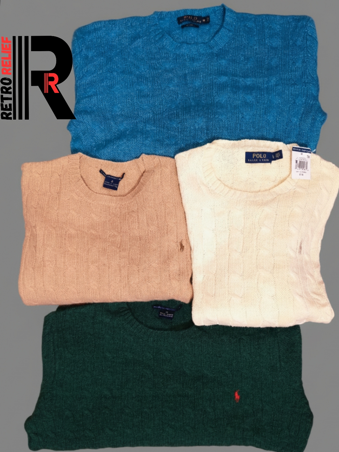 Ralph Lauren cable knits bundle