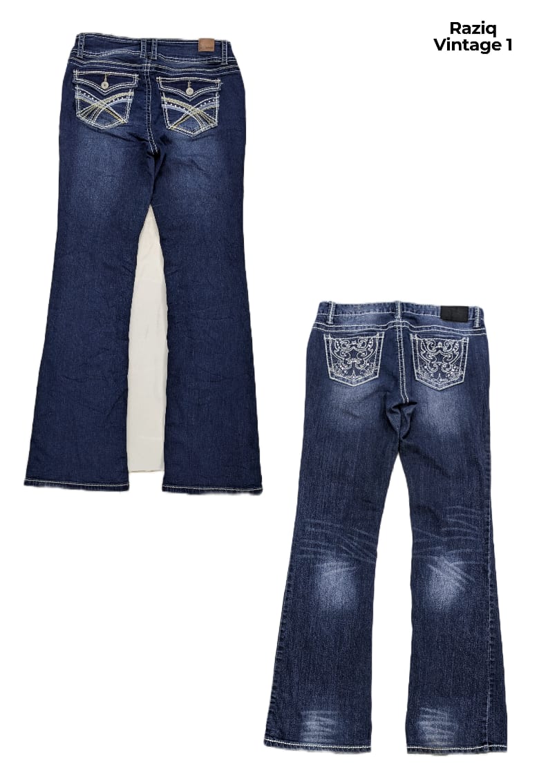 Y2k Women Bootcut Jeans
