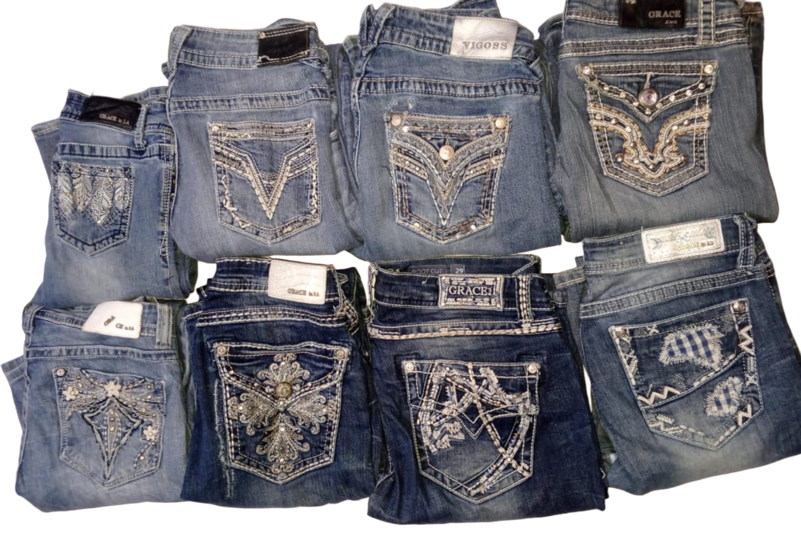 VIGOSS AND OTHER BRAND JEANS