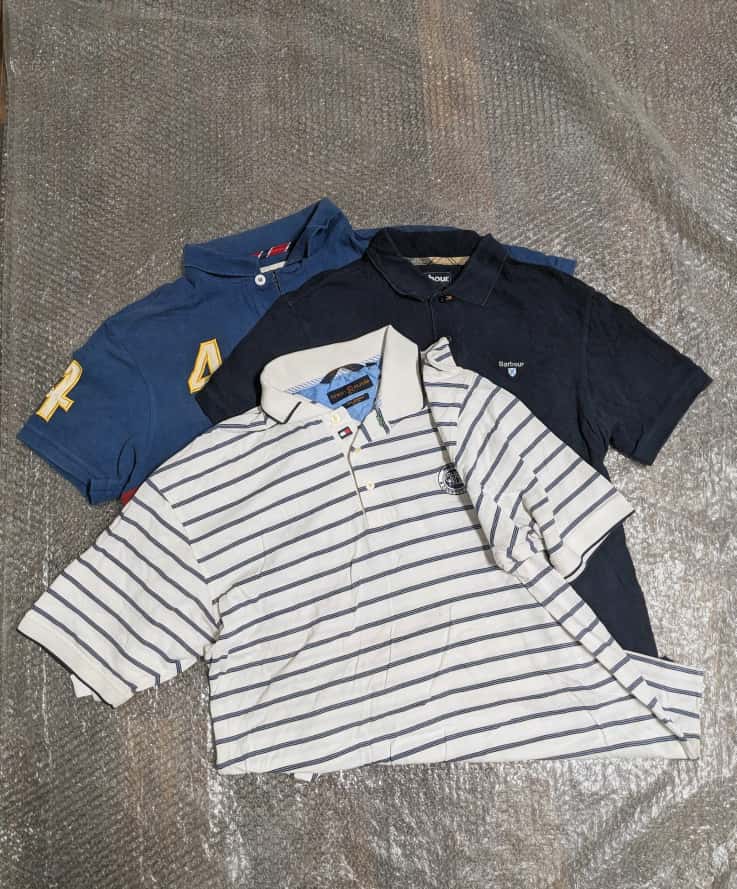 Premium Marken Polo-Shirt Los: Tommy, Barbour, CHAPS & verschiedene Designer T-Shirts