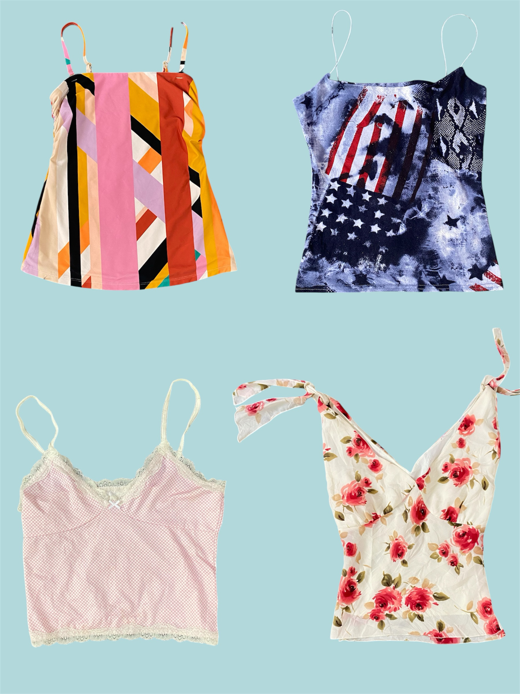 Y2K Camisole Collection: A Blast from the Past (TS-162)