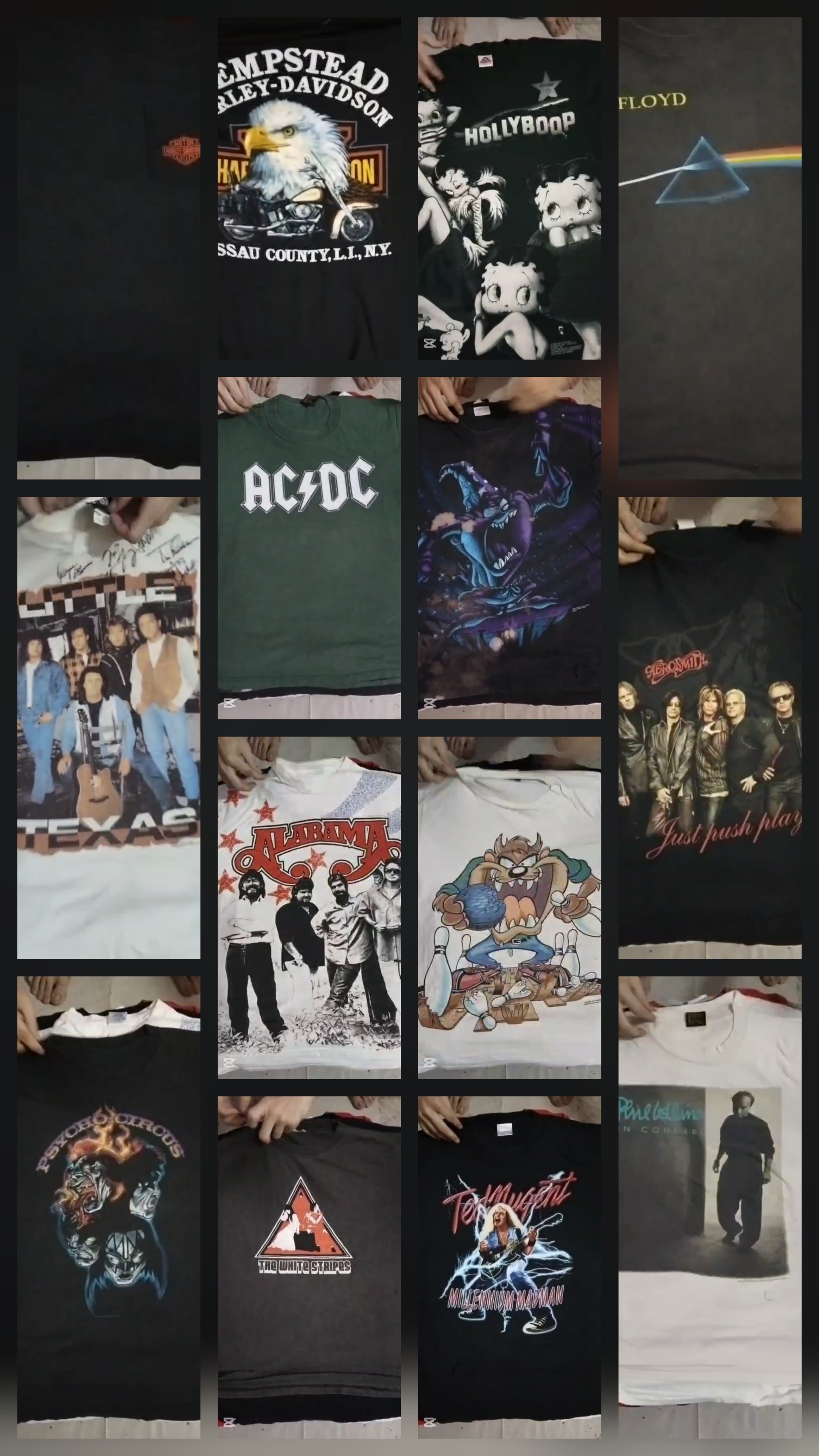 Vintage 80s 90s Band & Cartoon Tees