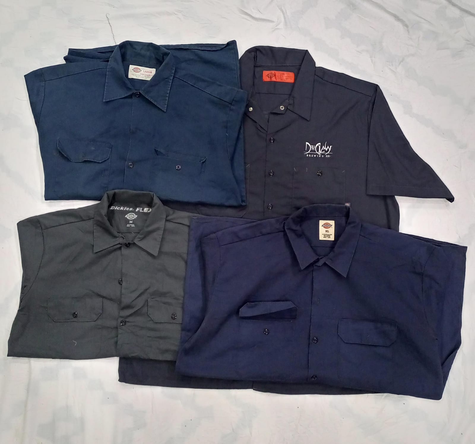 CRZ0173 ヴィンテージクラシック ディッキーズ メンズ ボタンアップシャツ