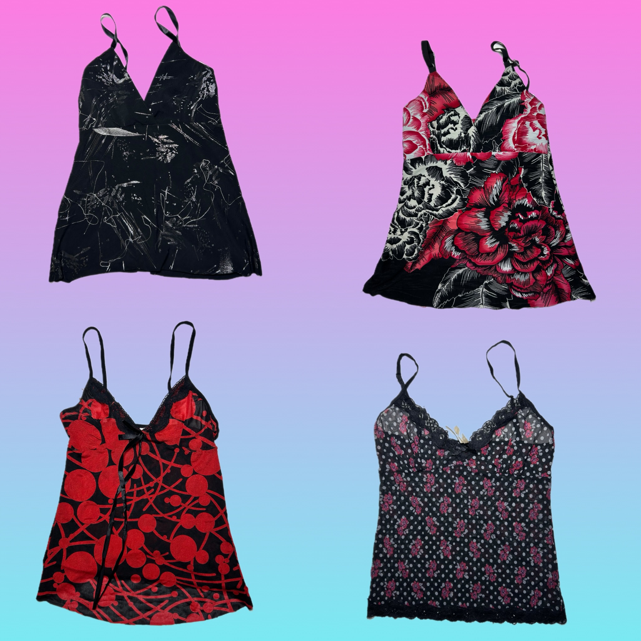 Midnight Red Camisole Collection(TT 202)