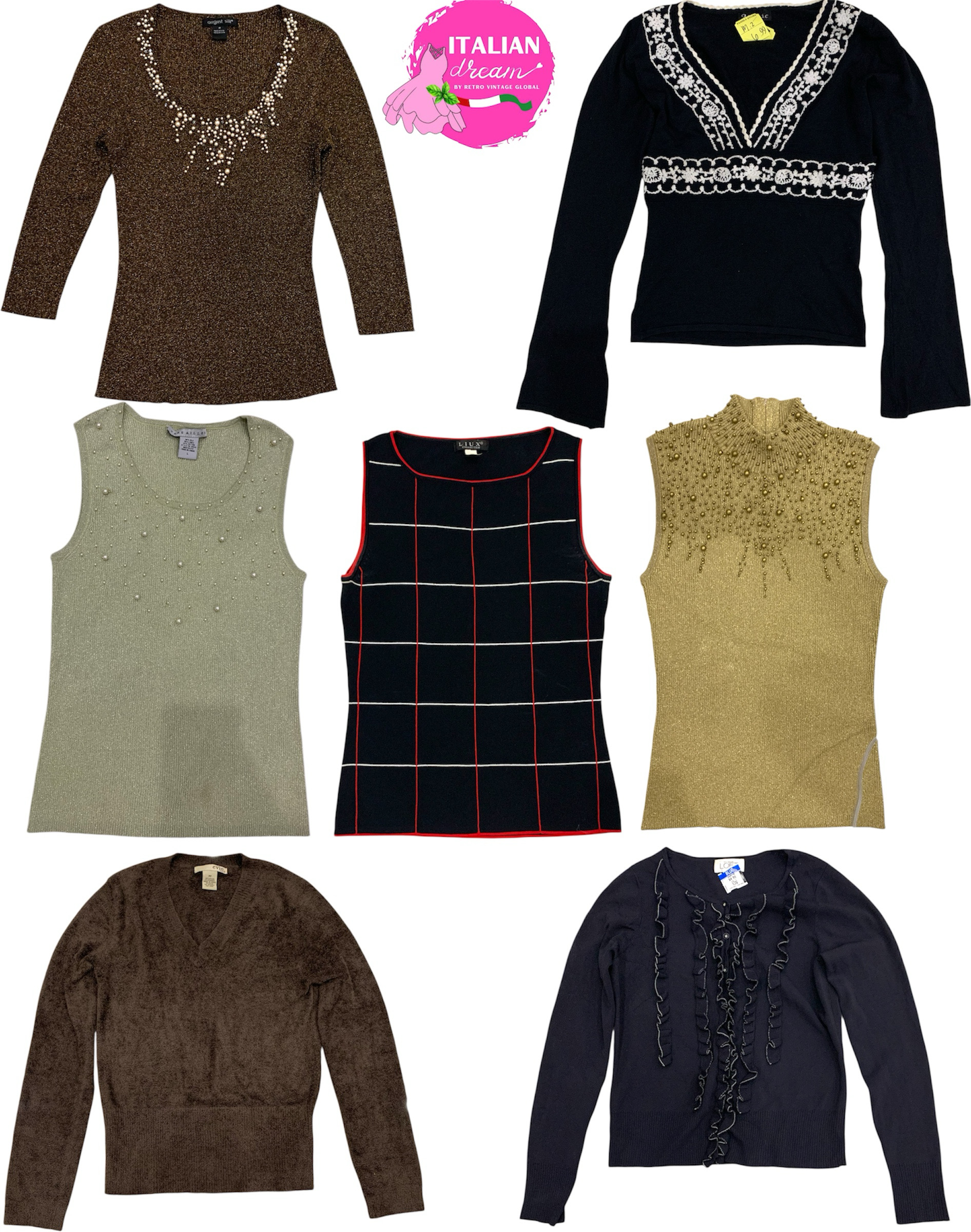 Y2k light weight fashion knitwear