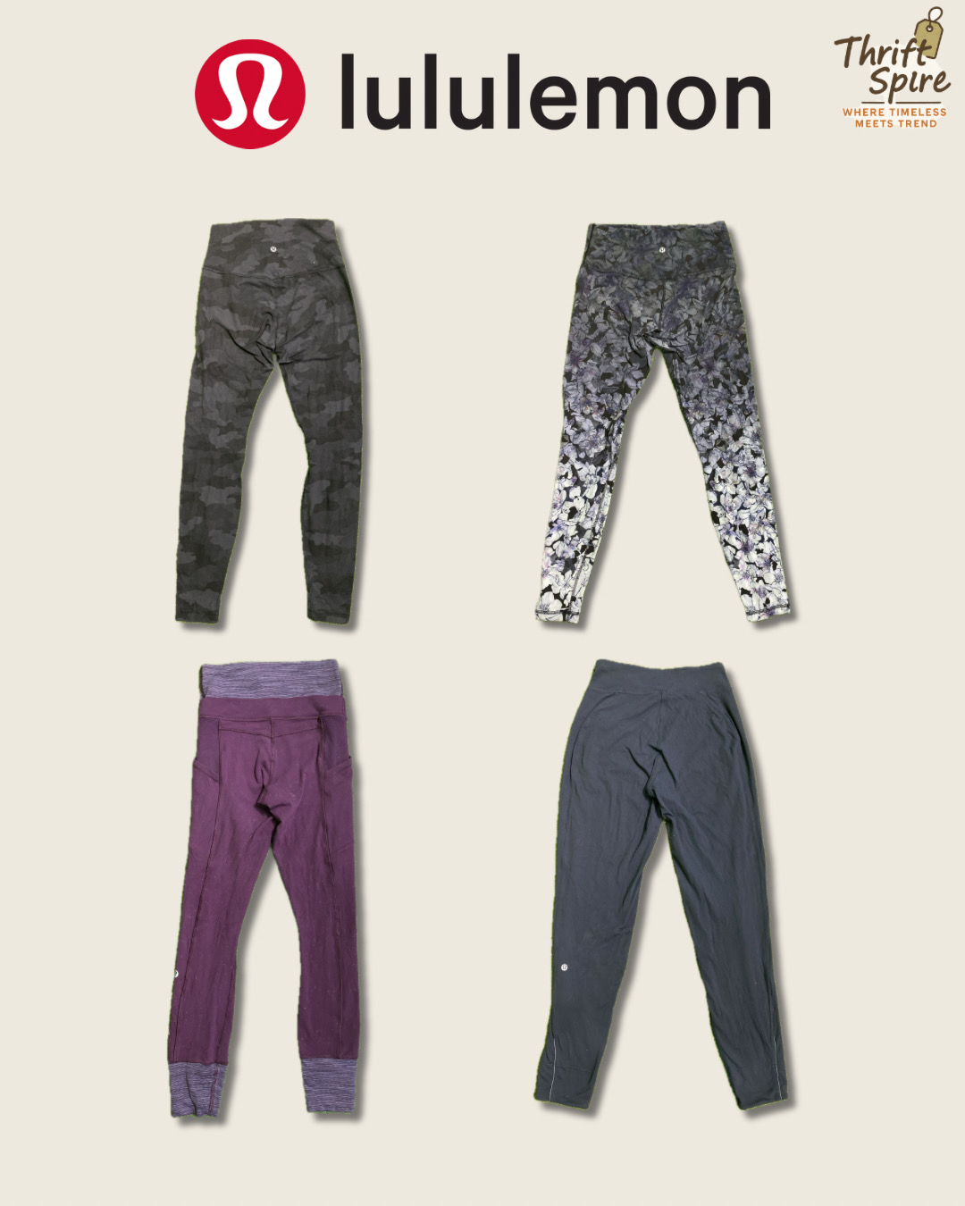 Lululemon Multi-coloured Leggings, Trousers, And Capris