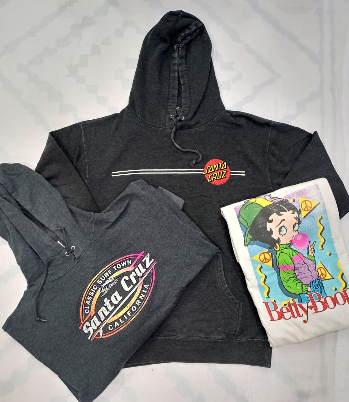 CRZ0180 ヴィンテージサーフブランド フーディー＆スウェットシャツ - ミックスバンドル