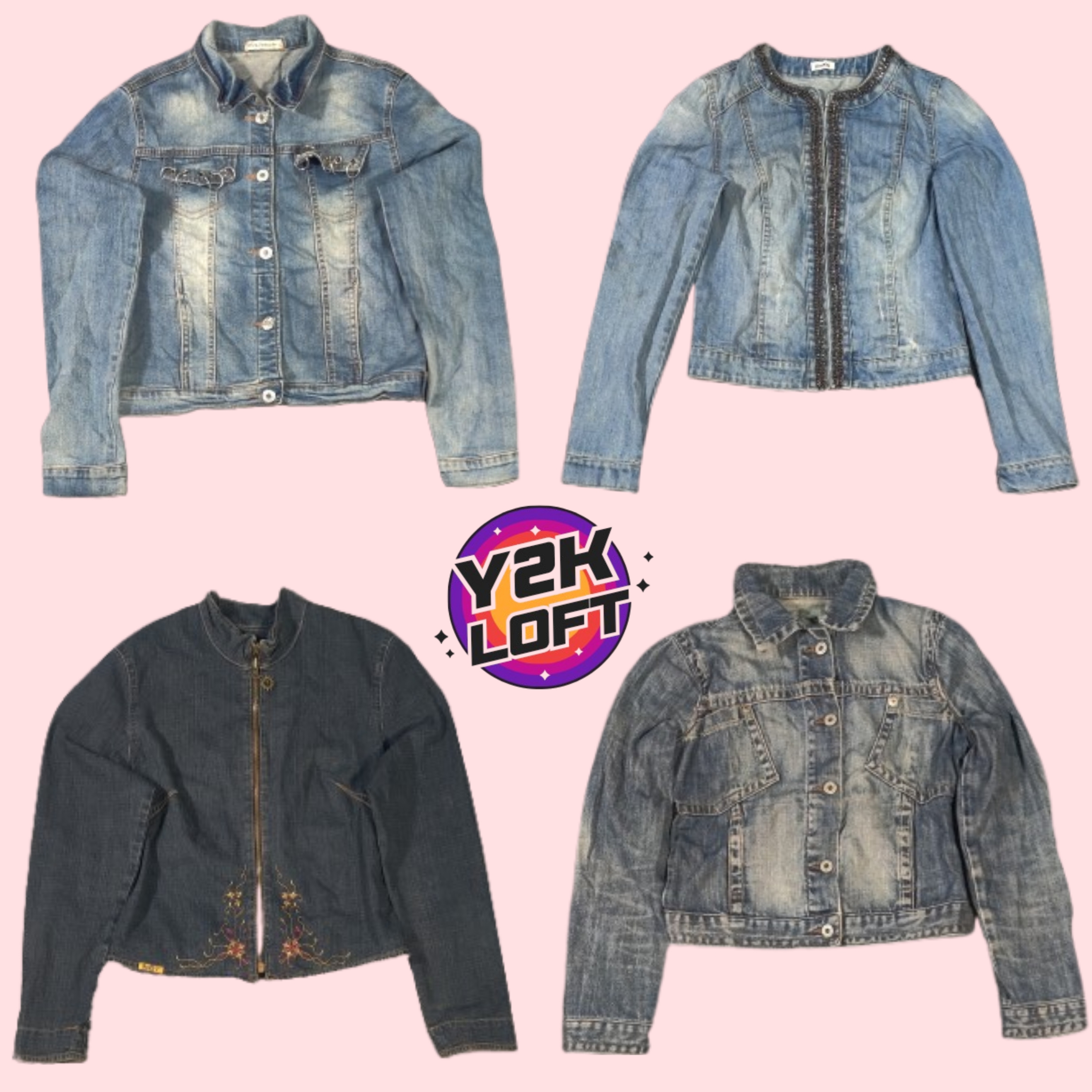 Veste en denim Y2K Best-seller Mix