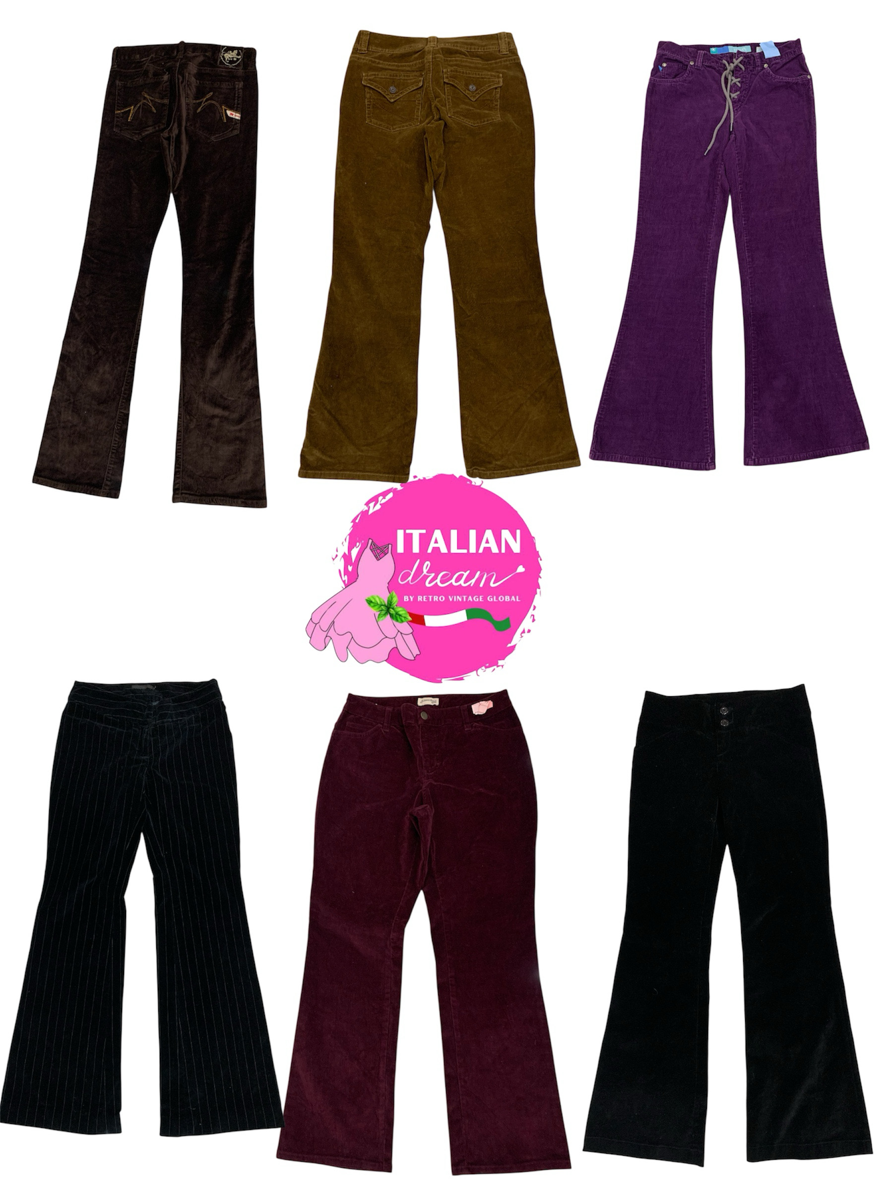 Y2k vintage vibe corduroy set