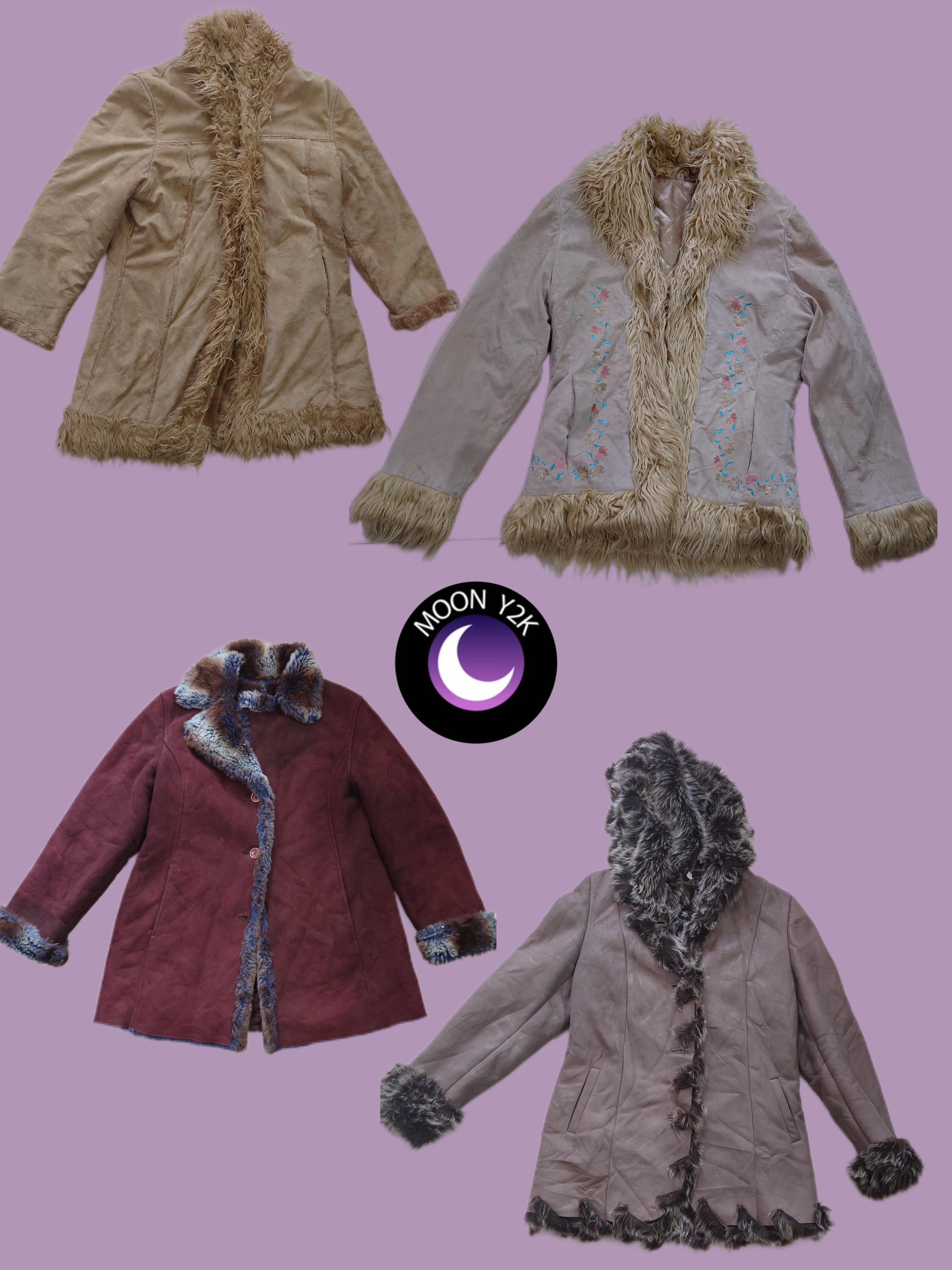 Y2K Afghan coat mix (M-725)
