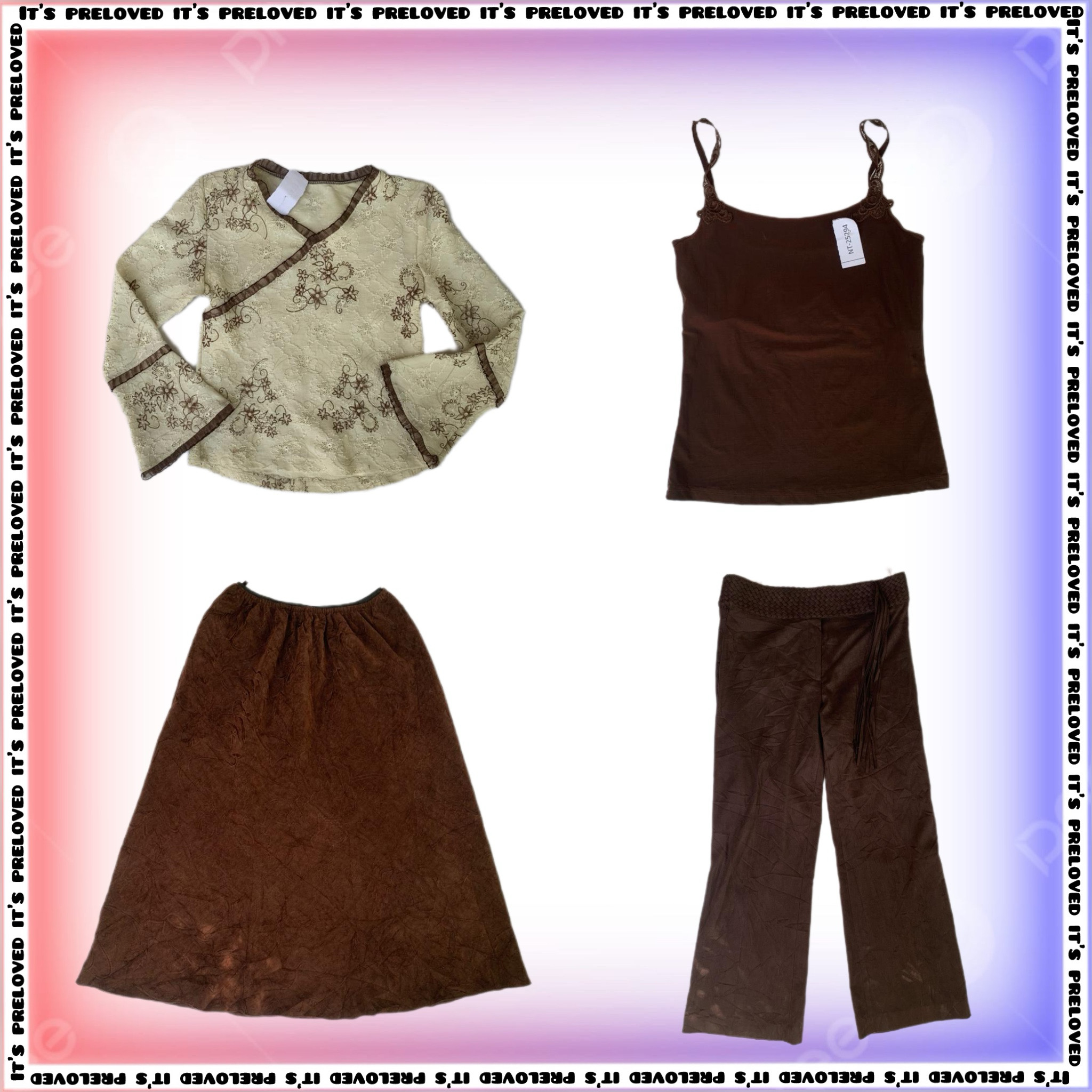 Minimal Boho Girlie Mix- Tops, Skirts, Pants (SS-1420)