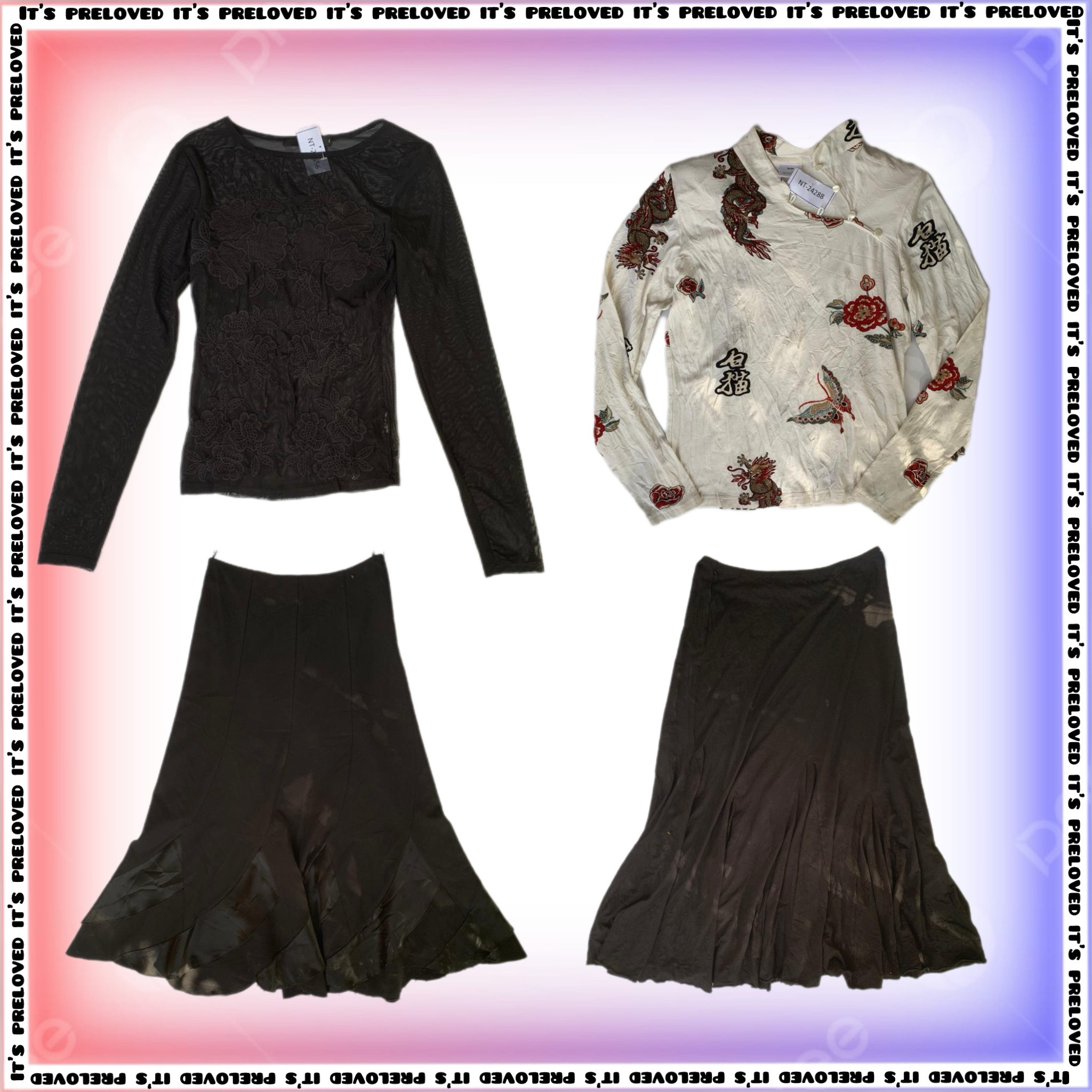 Jupes et hauts style Y2k (SS-1421)