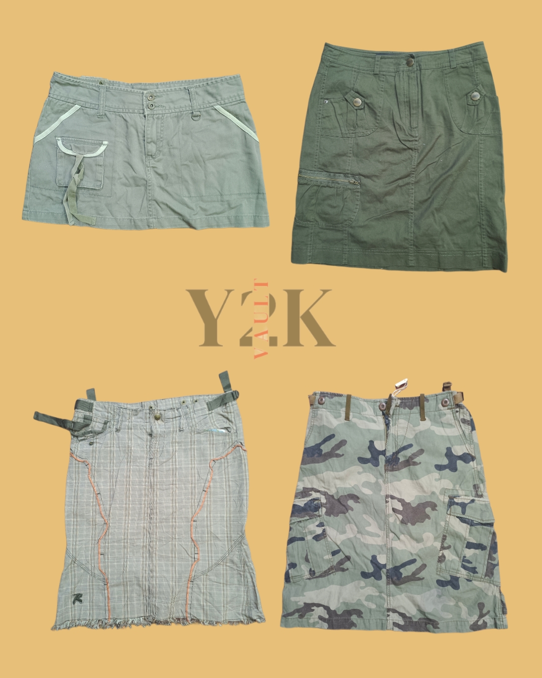 Trendy Twirls: Y2K Skirts (Yv-393)
