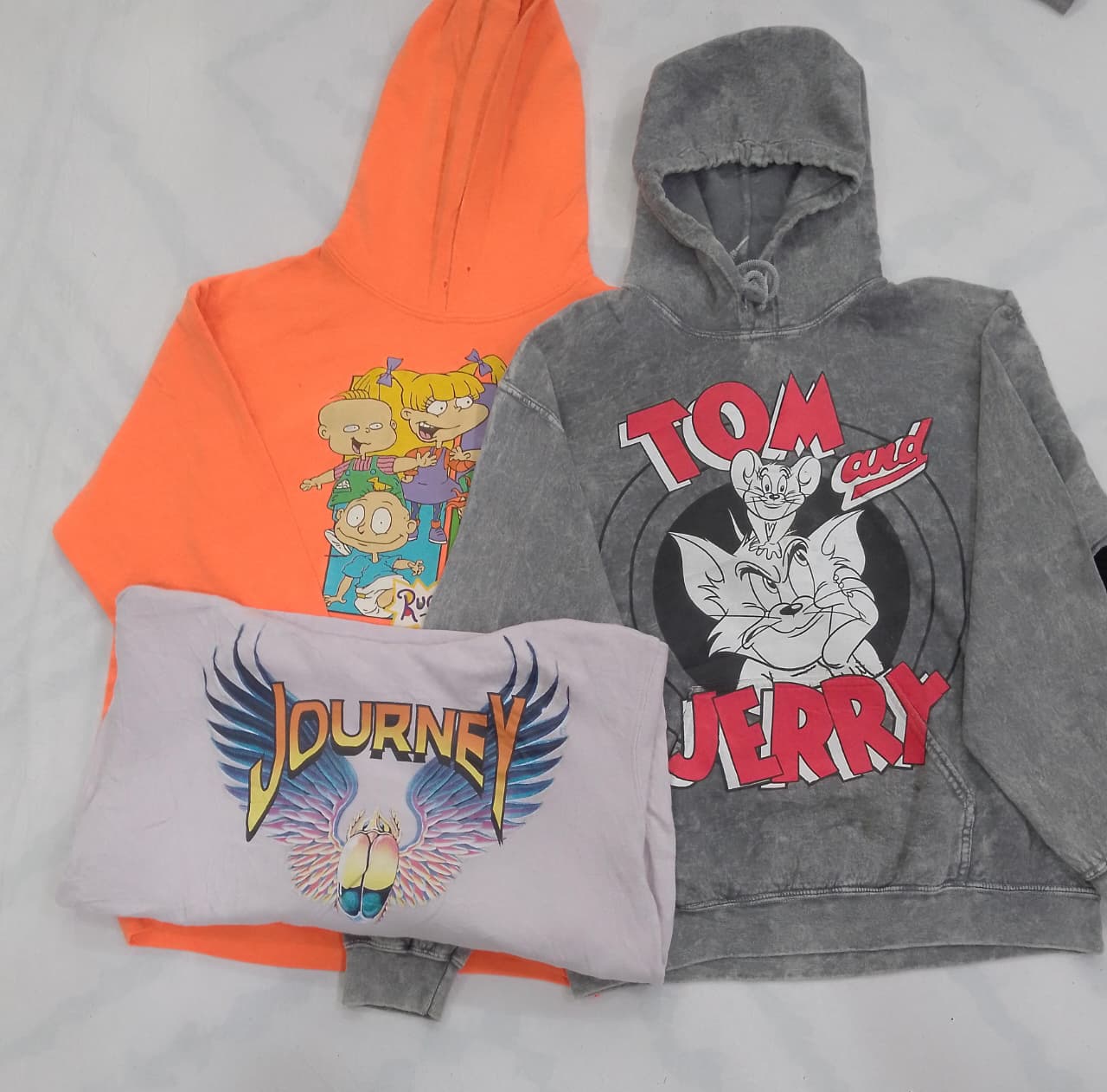 CRZ0187 ヴィンテージ レトロ アニメキャラクター フーディー バンドル