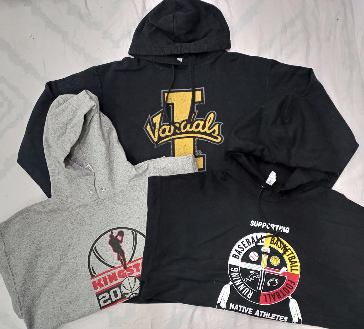 ZV0207  Unbranded sports print hoodie