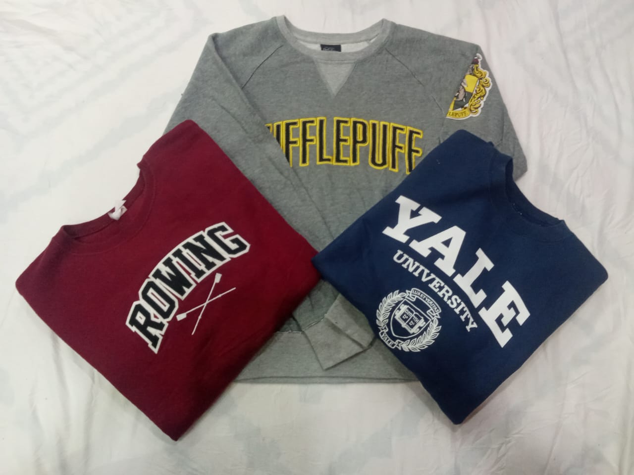 ZV0218  Unbranded university print sweatshirt