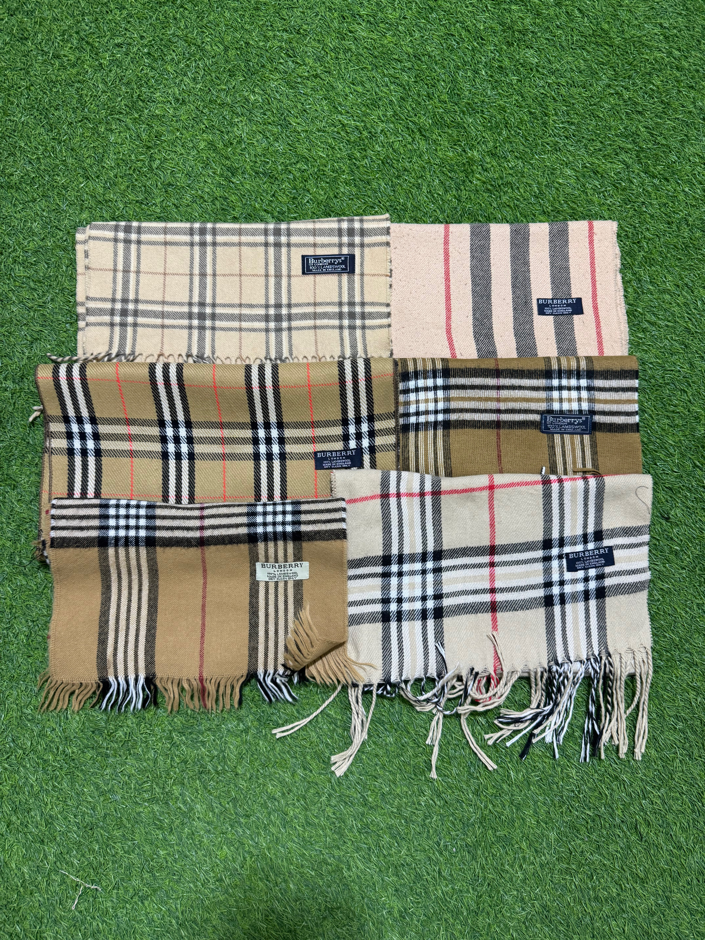Y2k Burberry Scarves Beige Colour B2