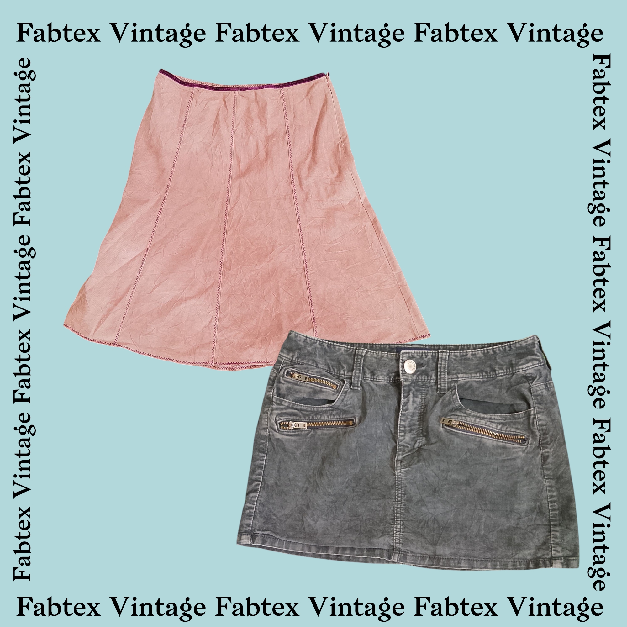 (FV-172) Y2K Corduroy Skirts