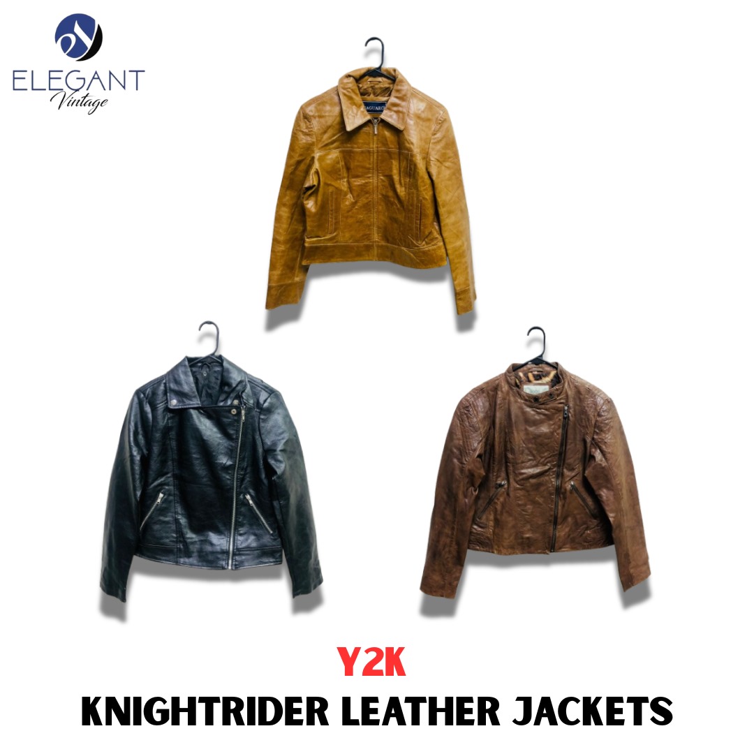 Y2K Knight Rider Leather Jackets - EV1063