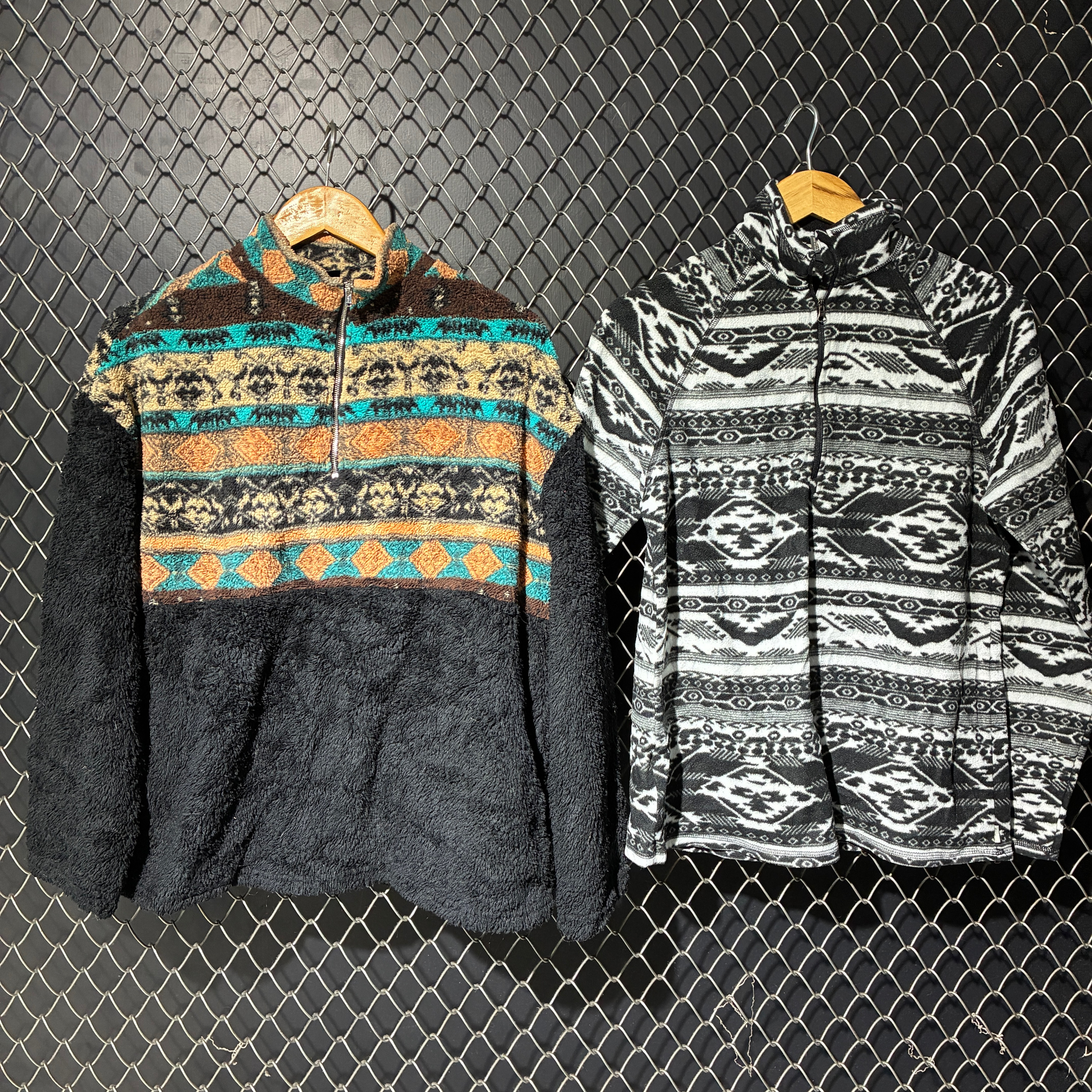 Crazy Pattern Fleece Jackets (fnc:720)