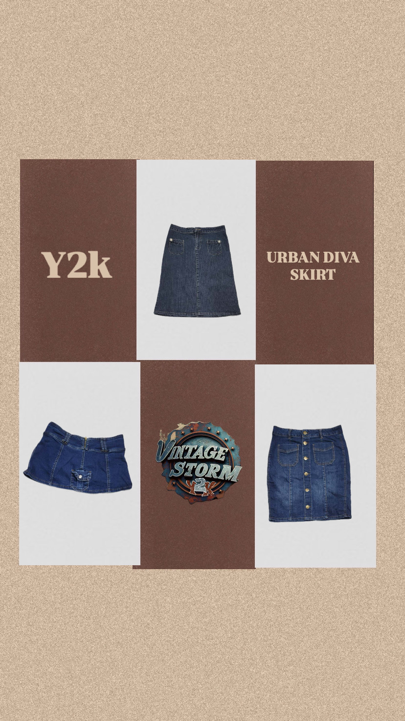 Y2k Urban Diva Skirt
