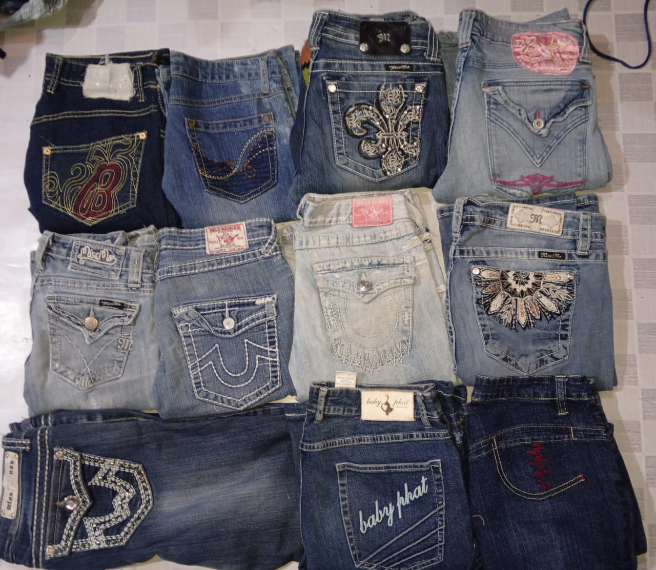 MISS ME APPLE BOTTOM ET AUTRES JEANS DE MARQUE (MR868)
