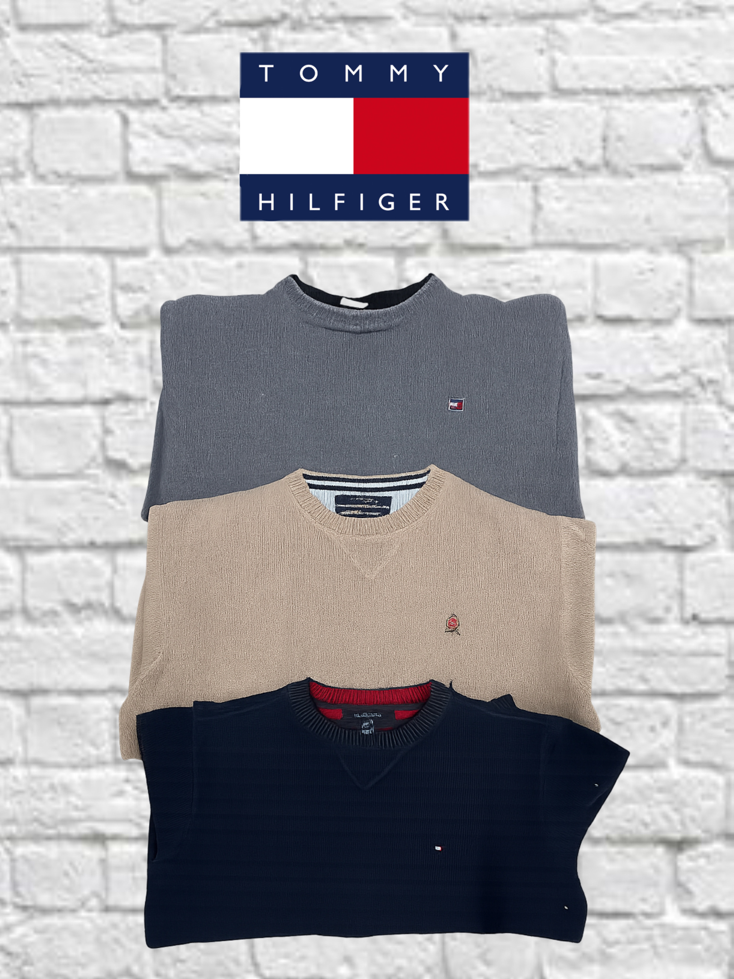 Suéteres de Gola Redonda Tommy Hilfiger