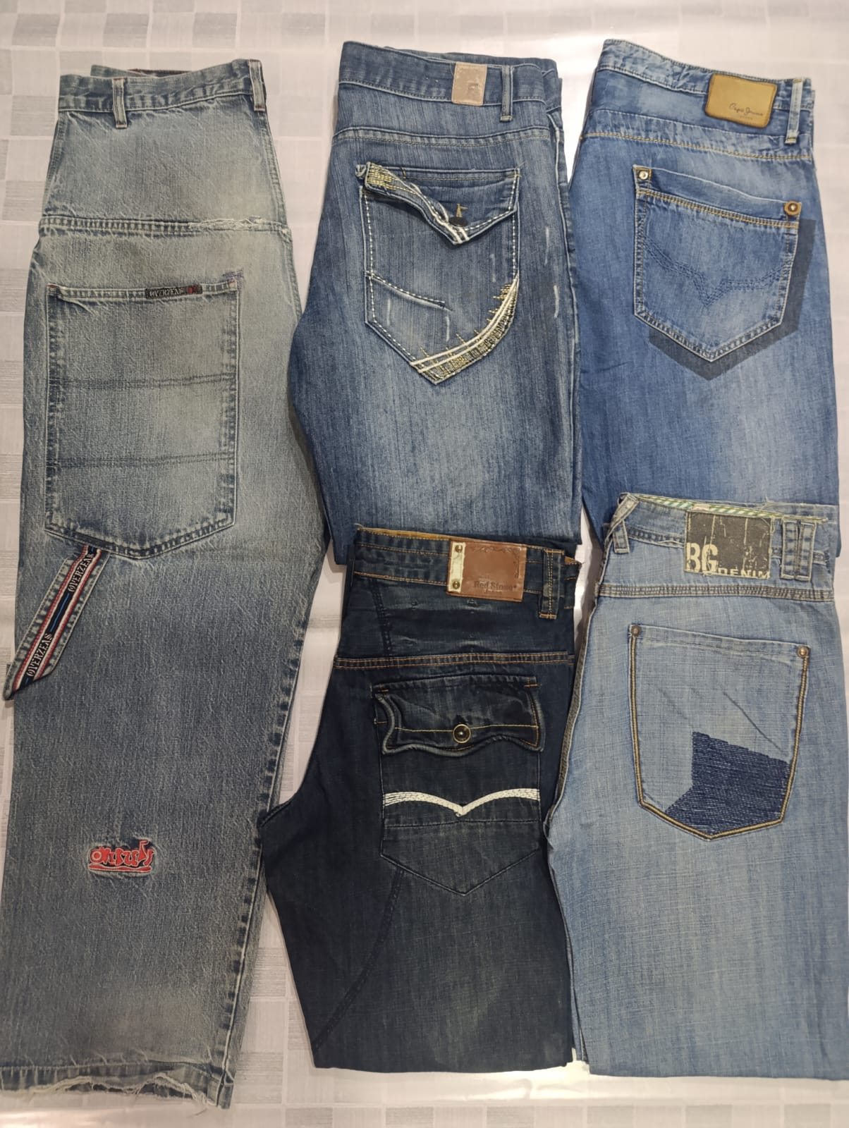 R161 Men Baggy HipHop Jeans