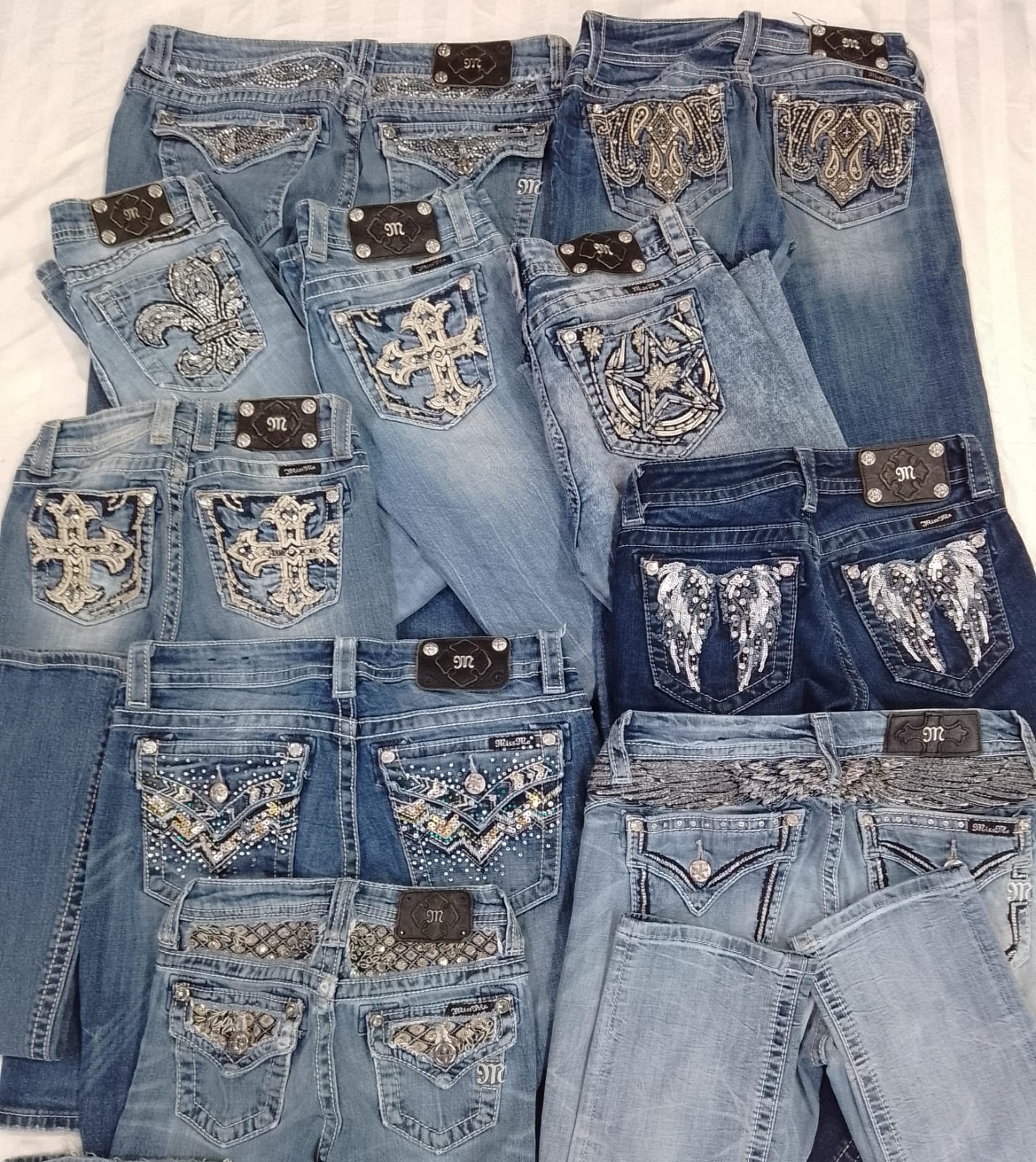 CR5062 Vintage Miss Me Flare & Straight Jeans