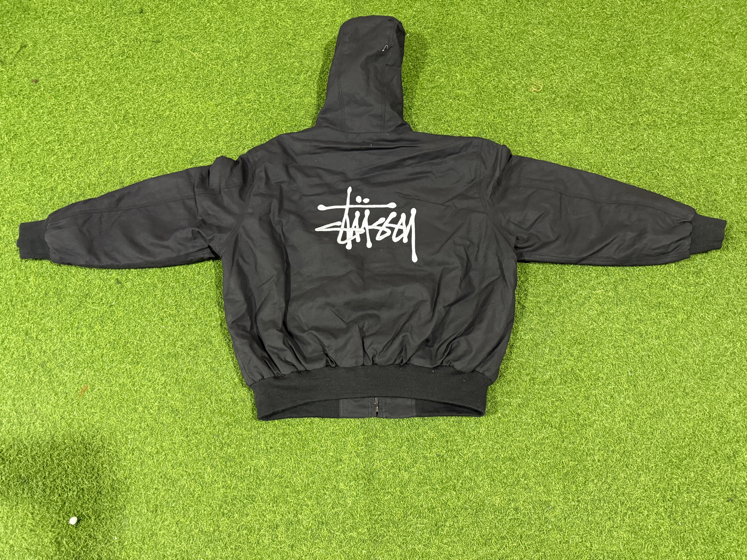 Rework Style Stussy Hooide Jacket