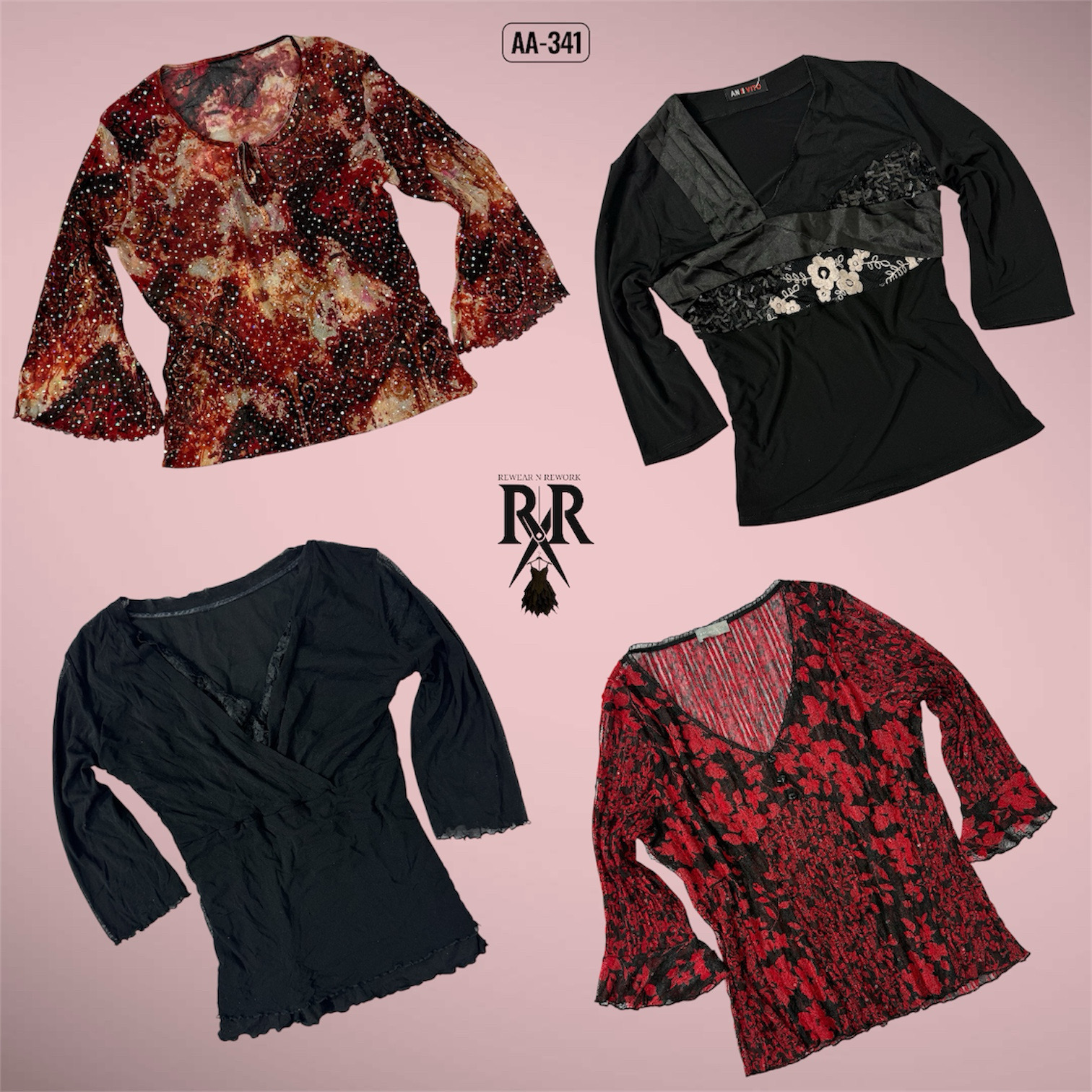 Y2K The Date Night Full Sleeve Tops (AA-341)