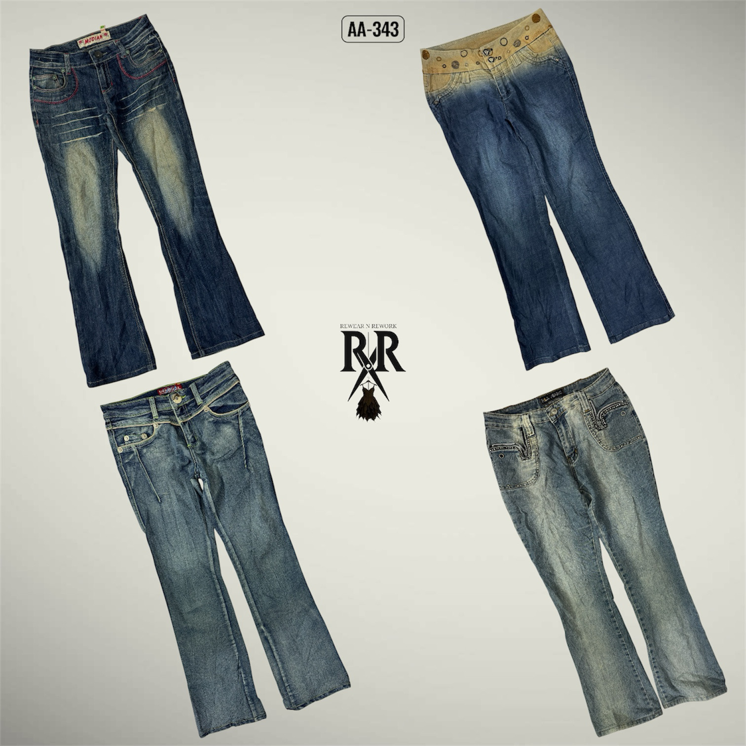 Y2K Britney Era Denim Jeans (AA-343)